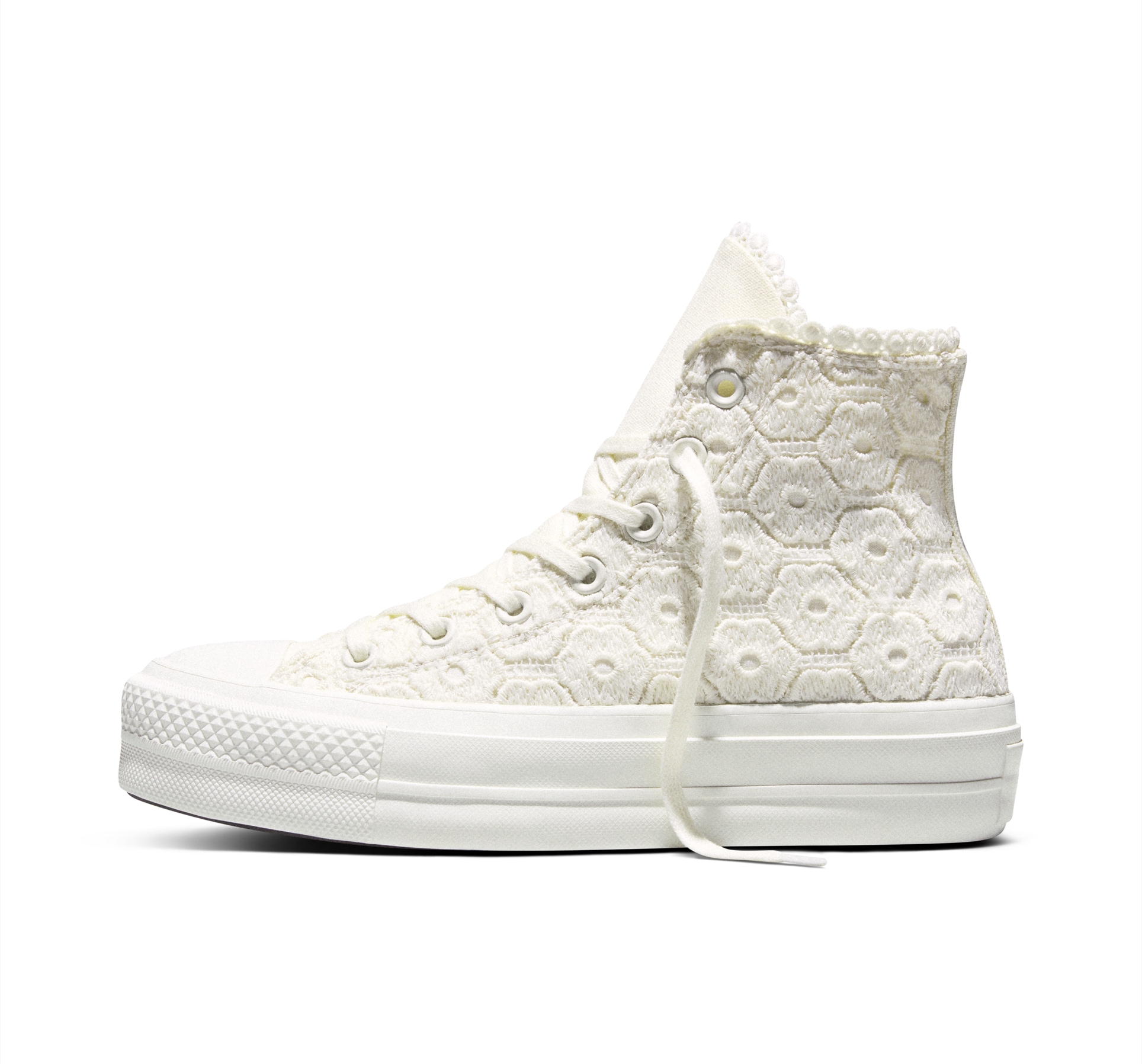 Converse Sneakers »CHUCK TAYLOR ALL STAR LIFT PLATFORM CROCHET«  pour look sportif au quotidien, avec semelle en caoutchouc, style sportif