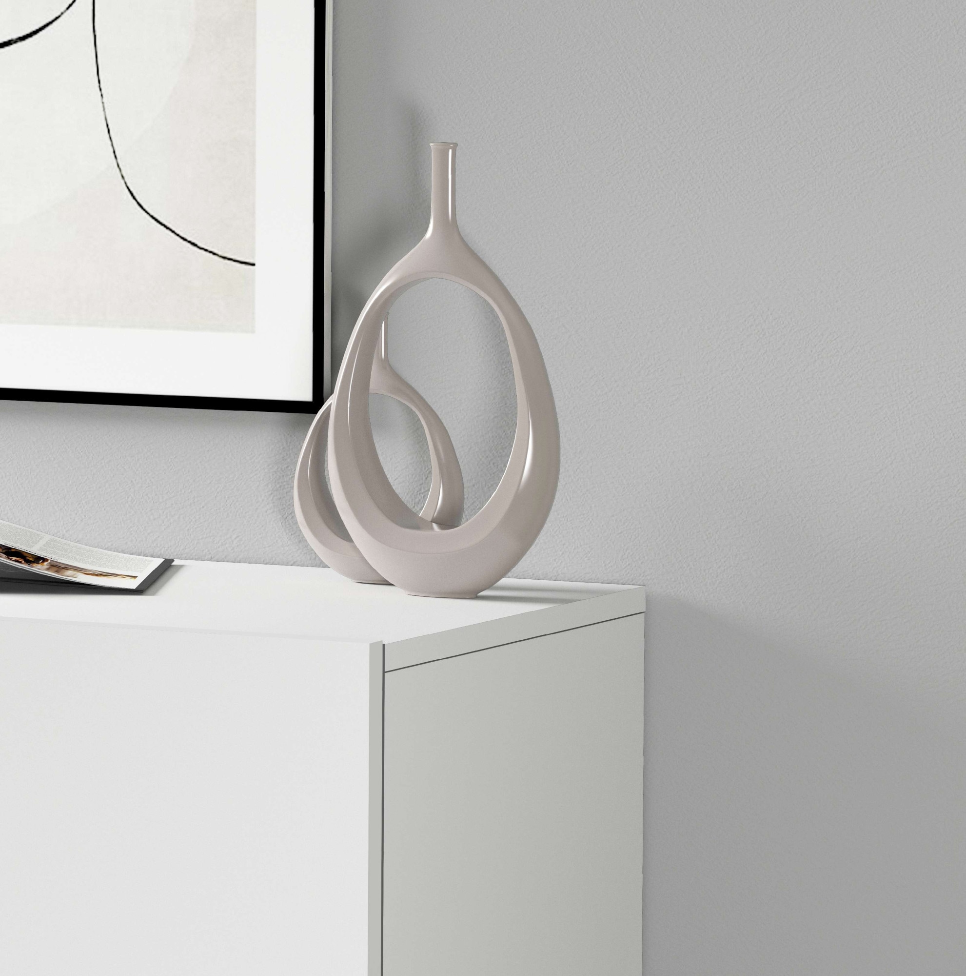 INOSIGN Armoire de classement »Essential, Mehrzweckschrank, Büroschrank mit 2 Türen« & verstellbaren Einlegeböden, Höhe 86 oder 166 cm, Made in Italy