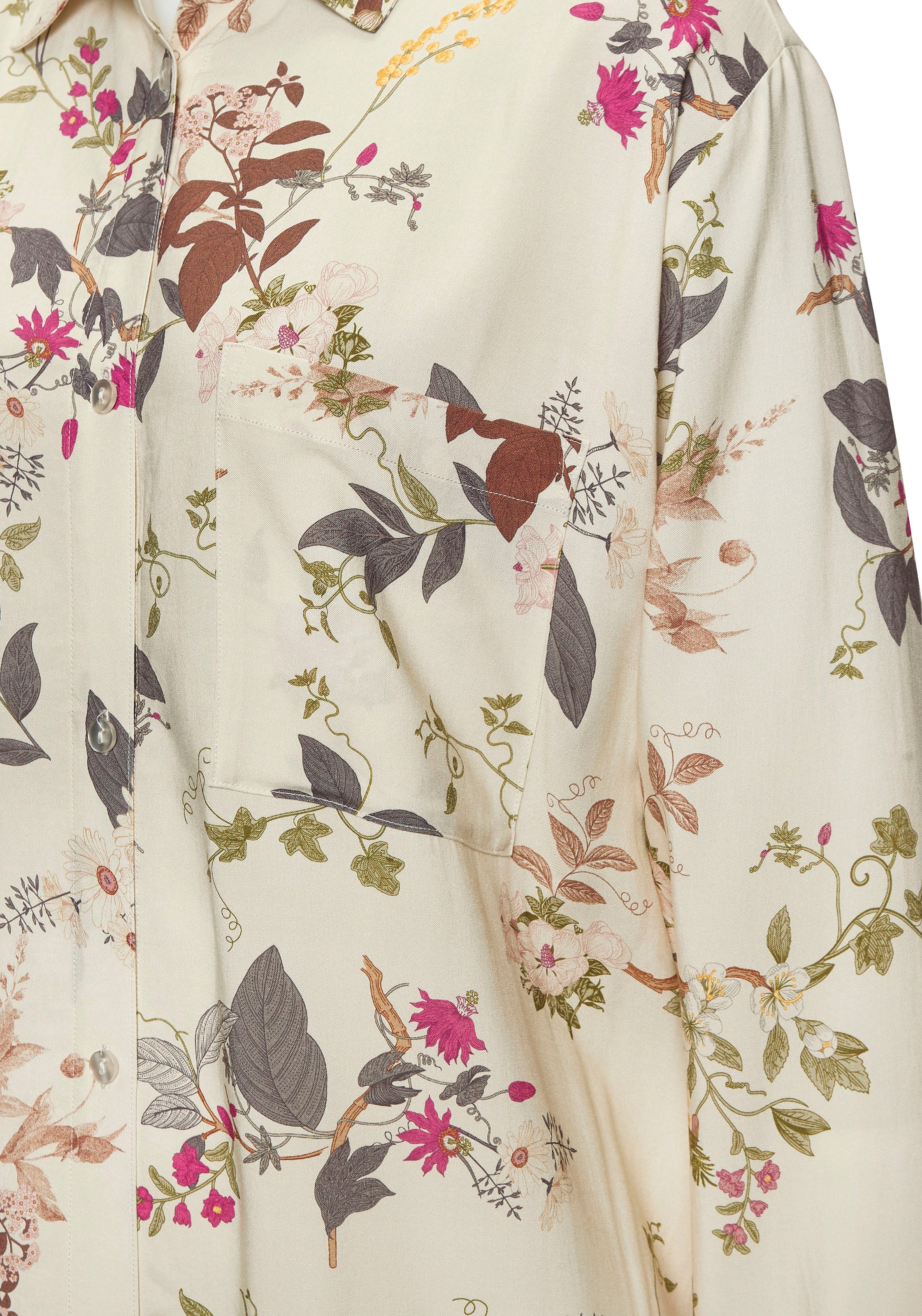 LASCANA Nachthemd 1-teilig,  Brusttasche mit klassischem Hemdkragen