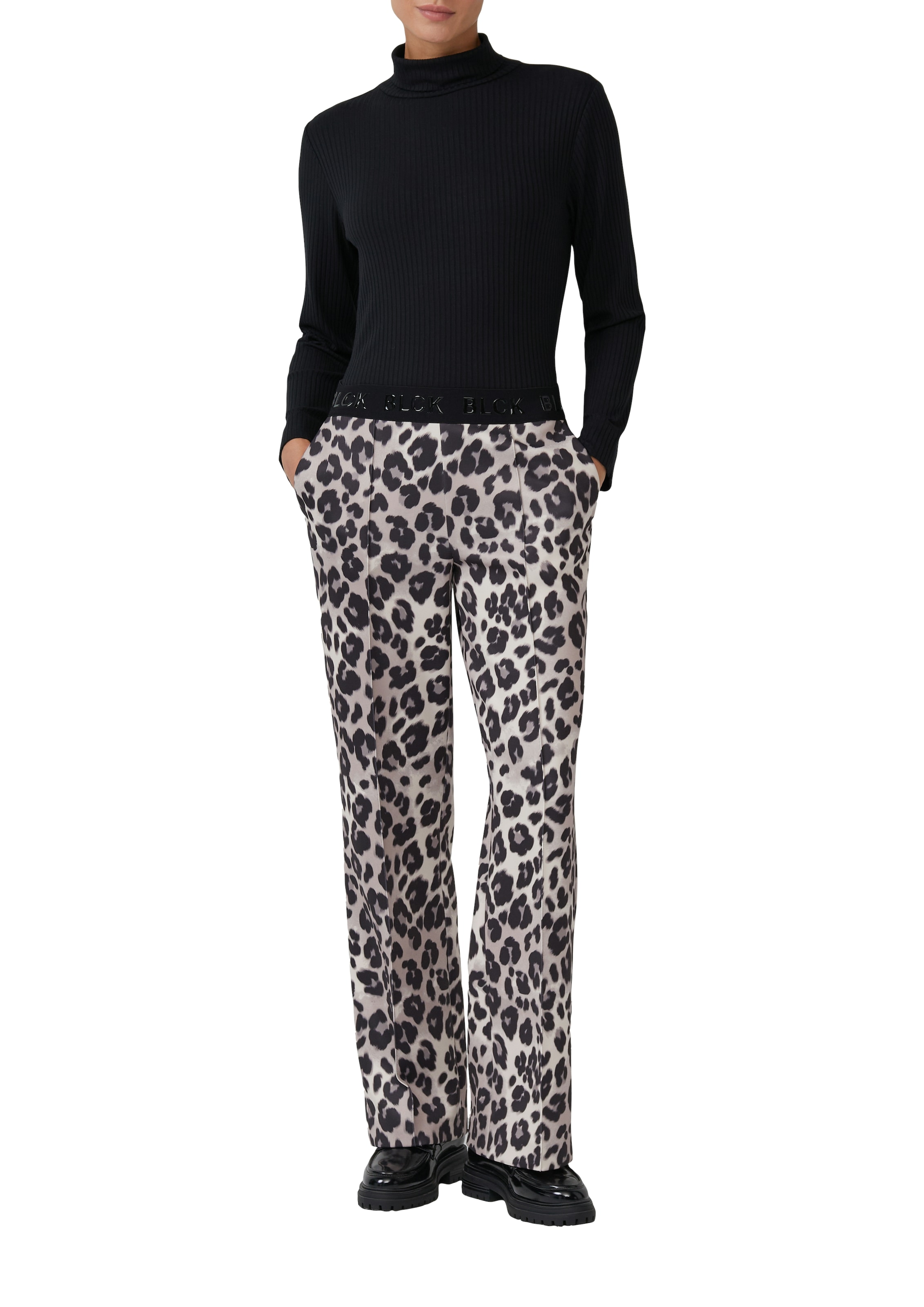 s.Oliver BLACK LABEL Stoffhose  mit elastischem Bund