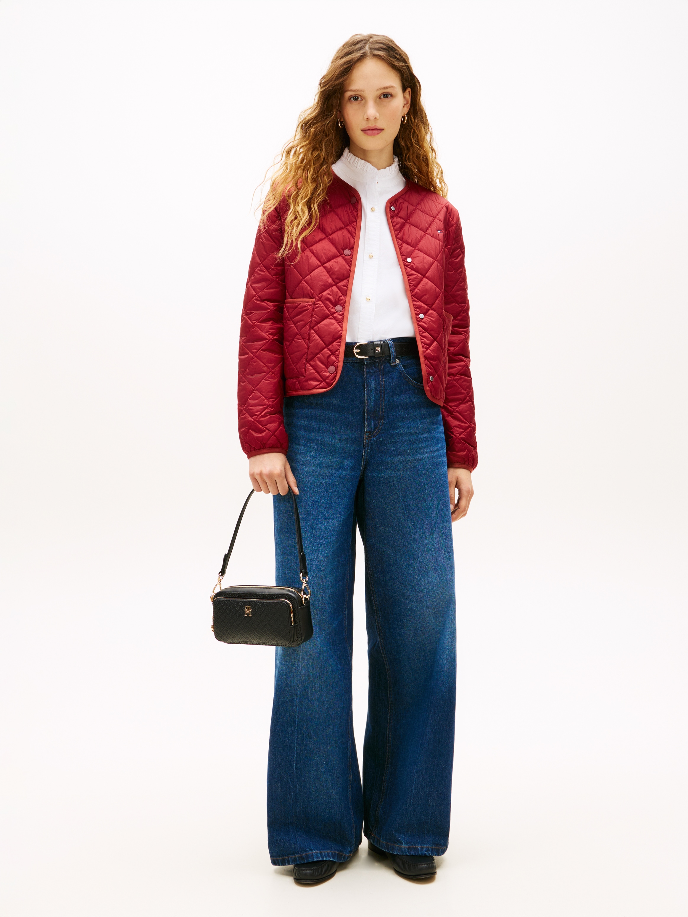 Tommy Hilfiger Mini sac »TH DAILY CAMERA BAG MONO« Sac bandoulière femme, sac fourre-tout, sac à main avec détails dorés