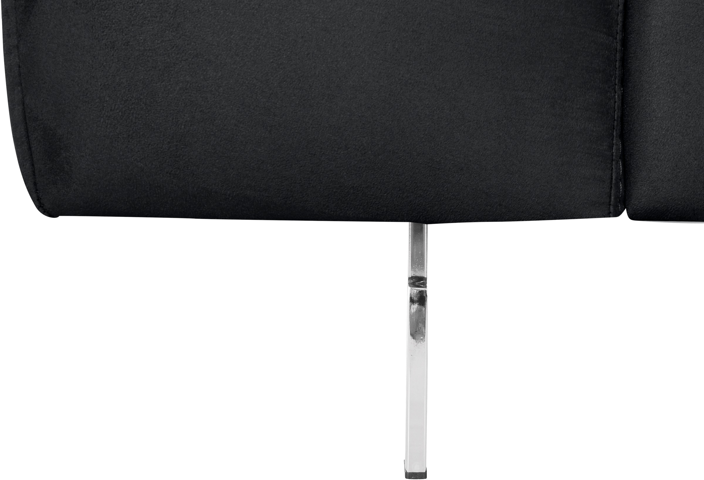 COTTA Ecksofa »Chef L-Form« mit Kopfteilverstellung, edle Metallkufen, wahlweise mit Bettfunktion