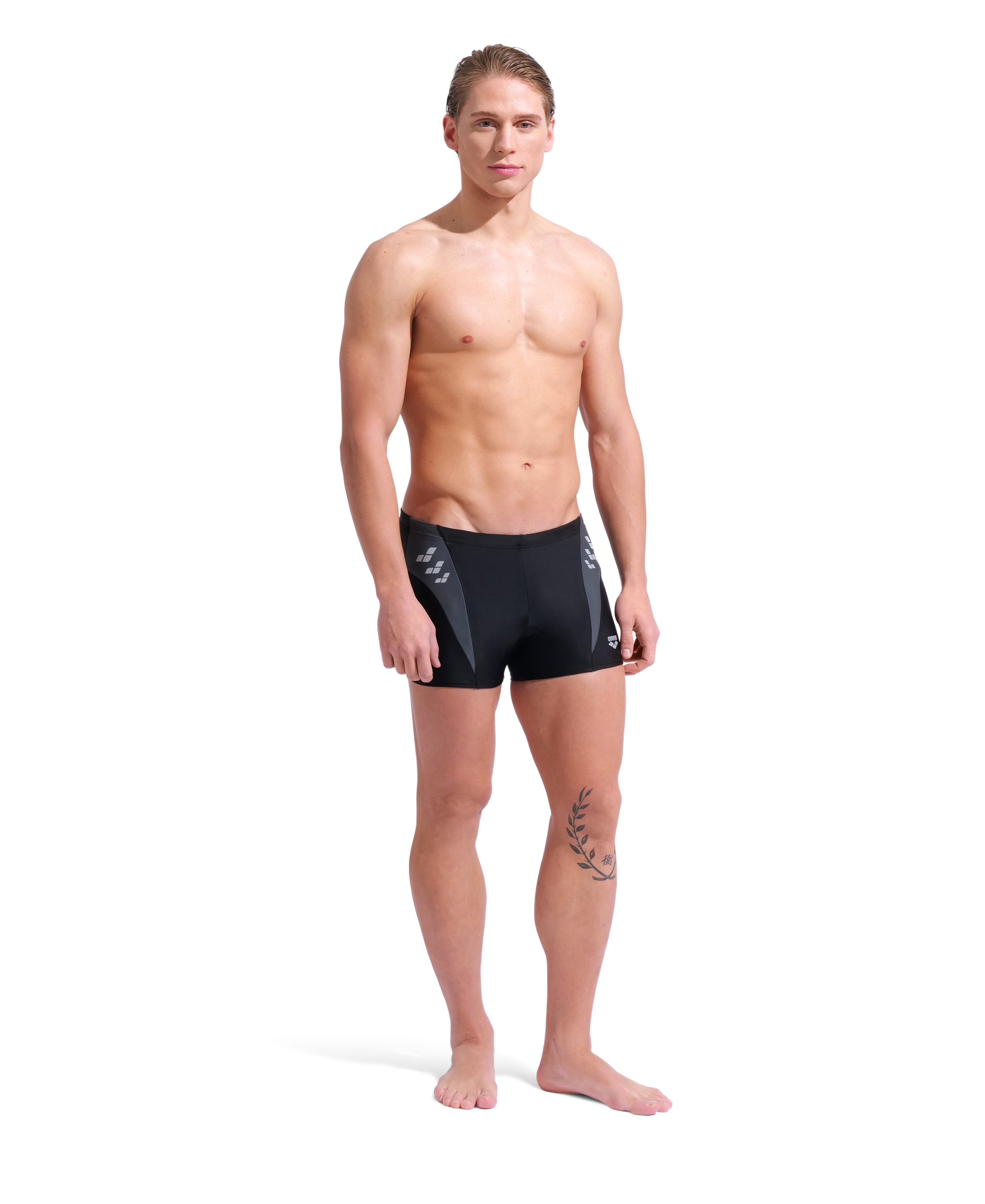 Arena Badeshorts »M ARENA STEPLOGO SWIM SHORT« mit sportlichem Schnitt, aus Stretchmaterial
