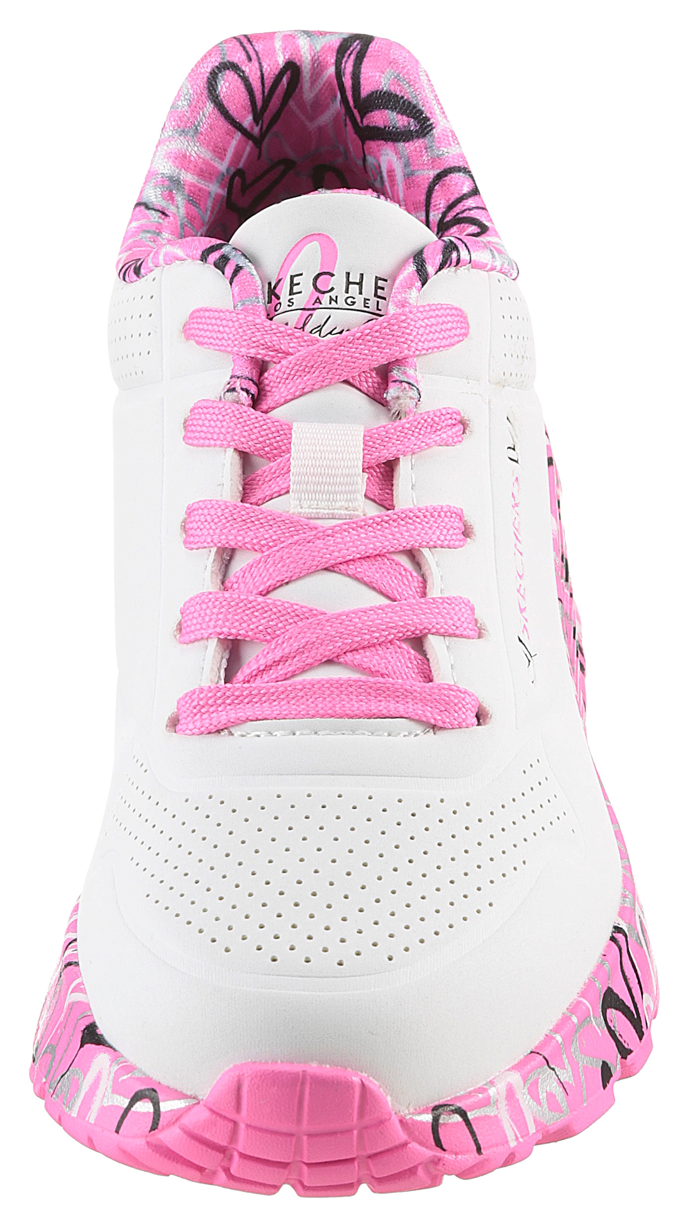 Skechers Sneakers »UNO LITE-LOVELY LUV«  , Schnürschuh mit bedruckter Sohle, Grössenschablone zum Download