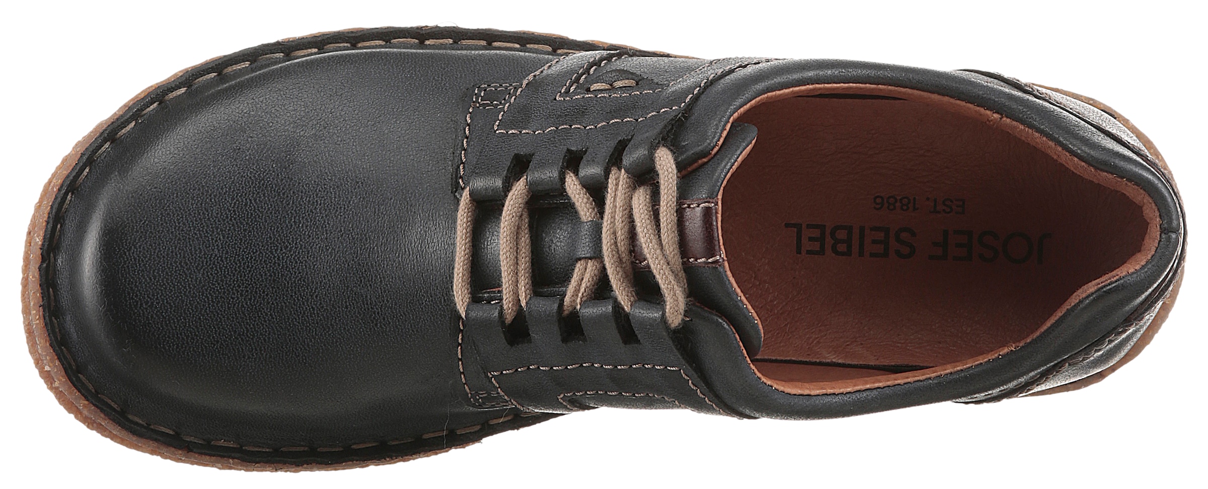 Josef Seibel Schnürschuh »Neele 44«  Freizeitschuh, Komfortschuh mit Wechselfussbett aus Leder