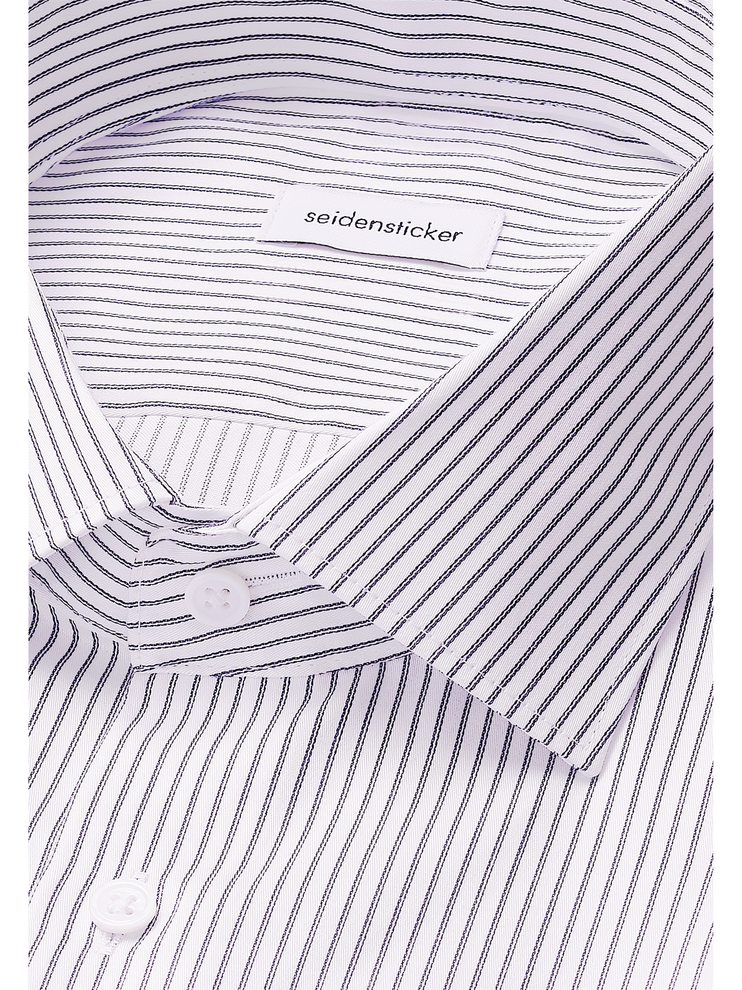 seidensticker Chemise d'affaires »Schwarze Rose« Slim 1/1 Kentkragen Gestreift