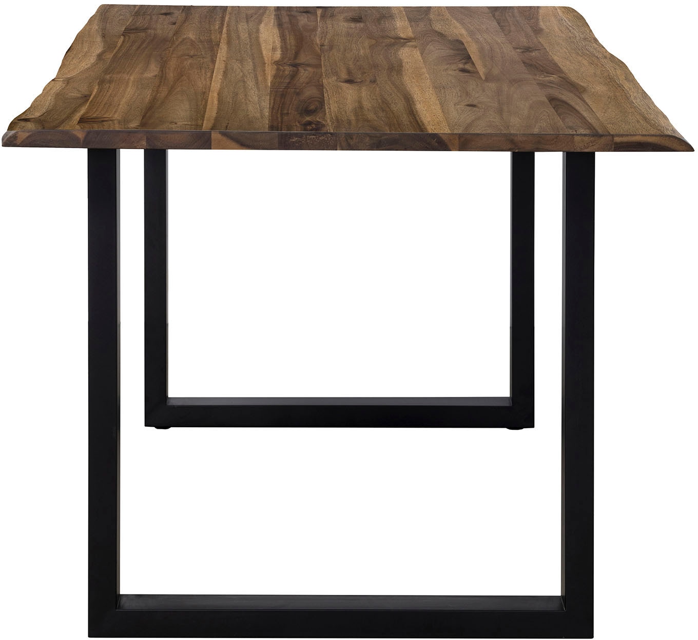 SalesFever Esstisch »Design Esstisch für stilvolles Ambiente« mit echter Baumkante