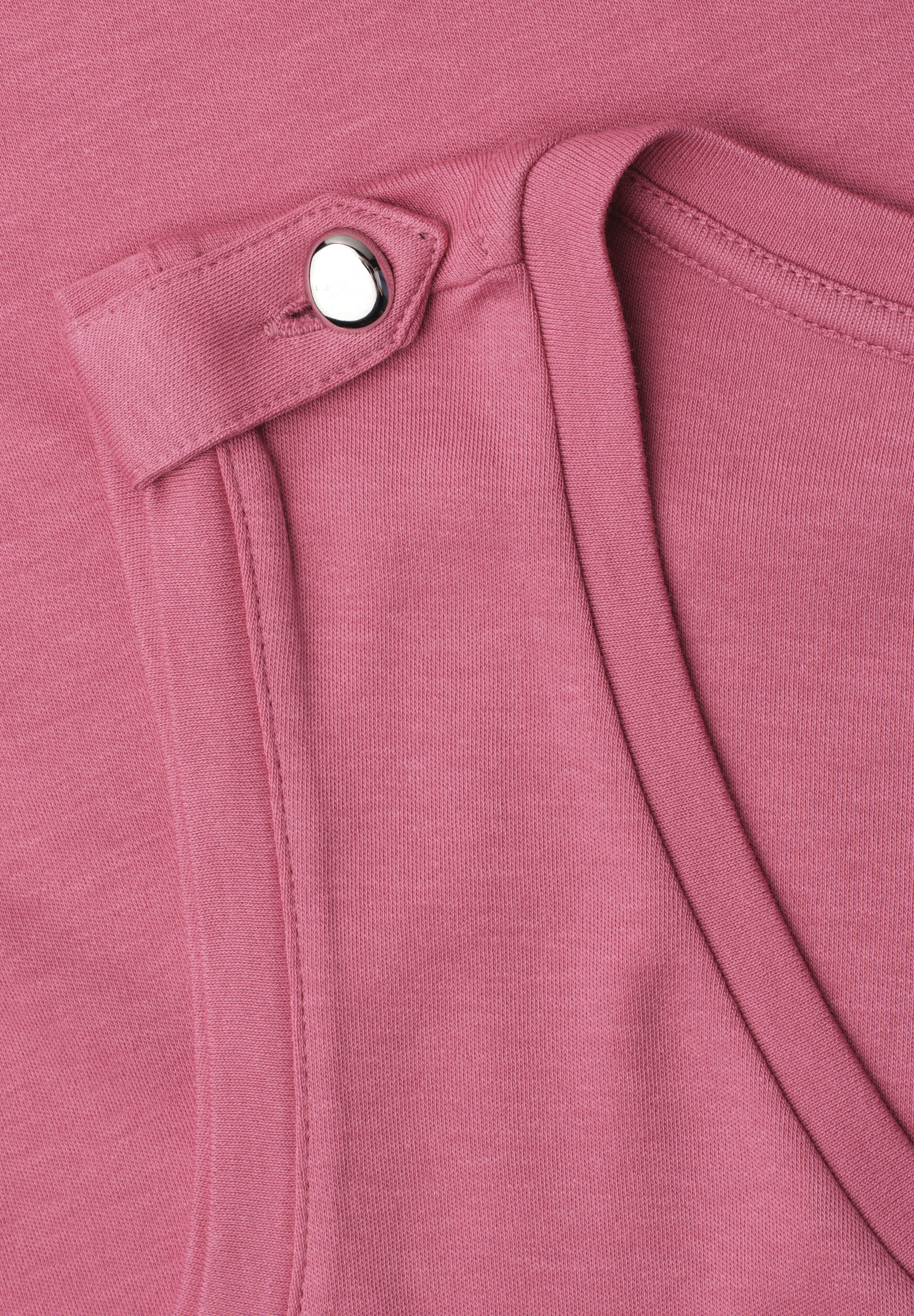 STREET ONE Haut de chemise top d'été avec col en V et détail à boutons