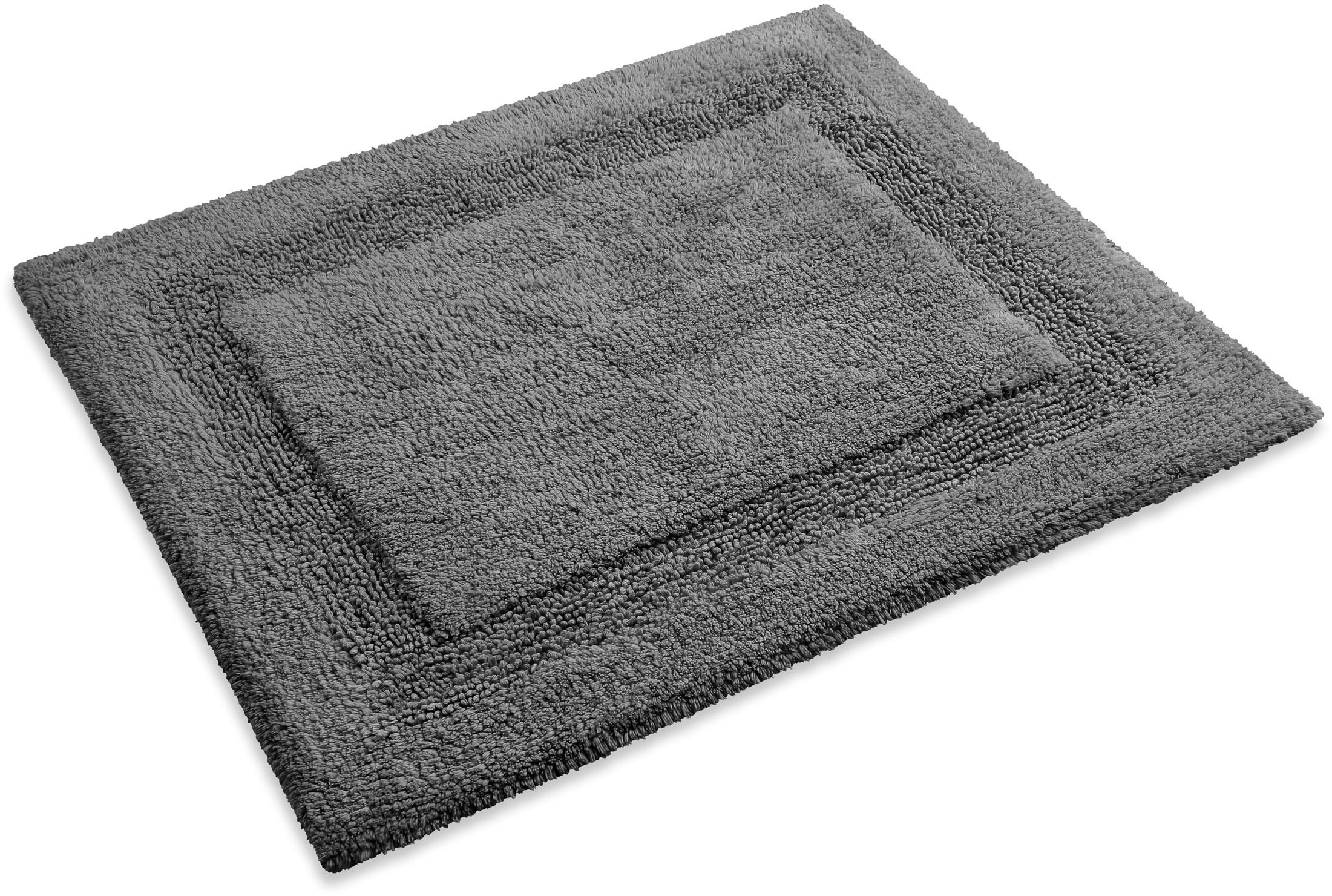 Wecon home Basics Tapis de bain »Knut« Höhe 20 mm lavable, antidérapant, résistant, facile d'entretien, bordure, doux