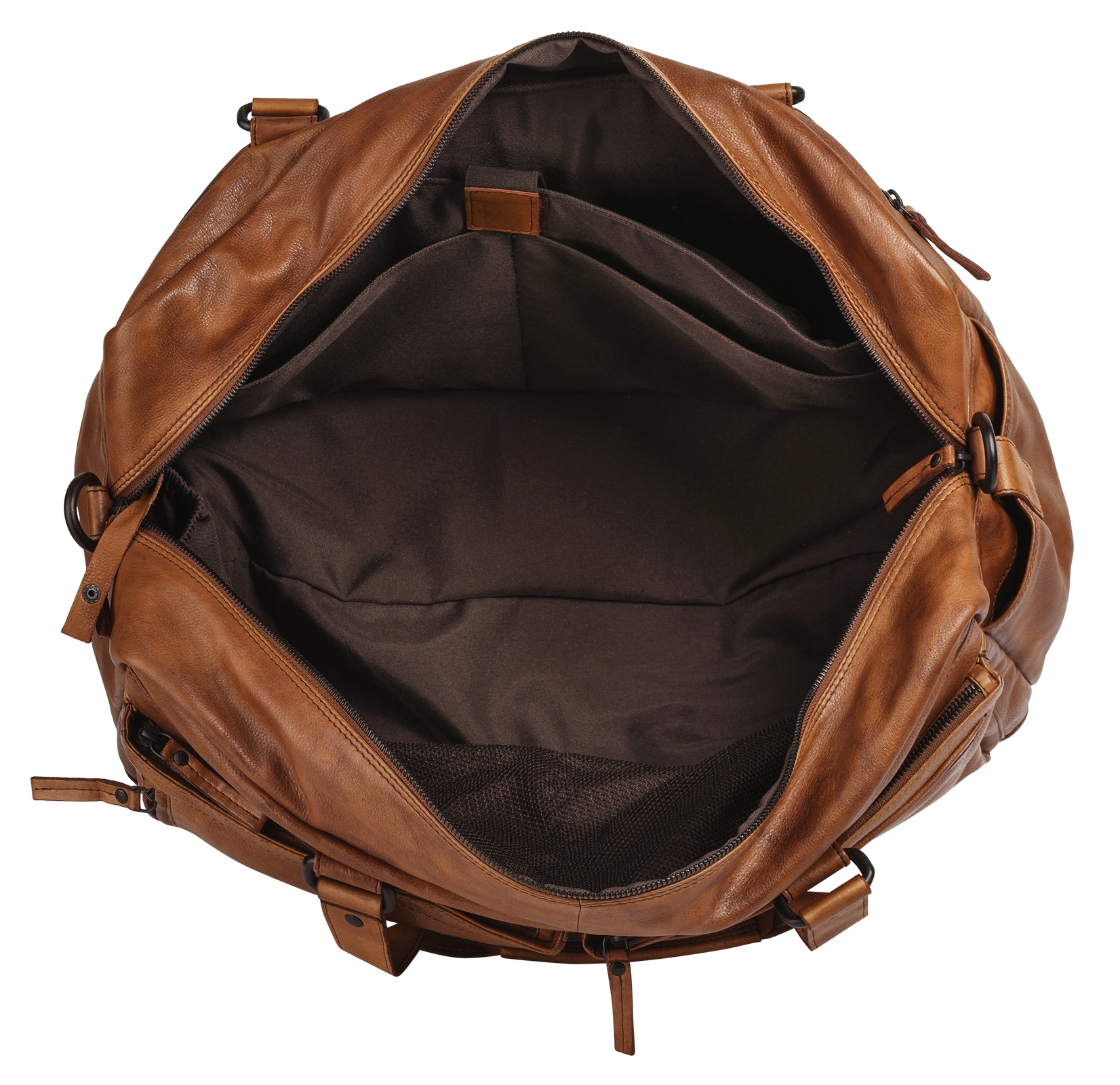 Spikes & Sparrow Sac de voyage »SPIKES & SPARROW Herren, Damen echt Leder« cuir véritable