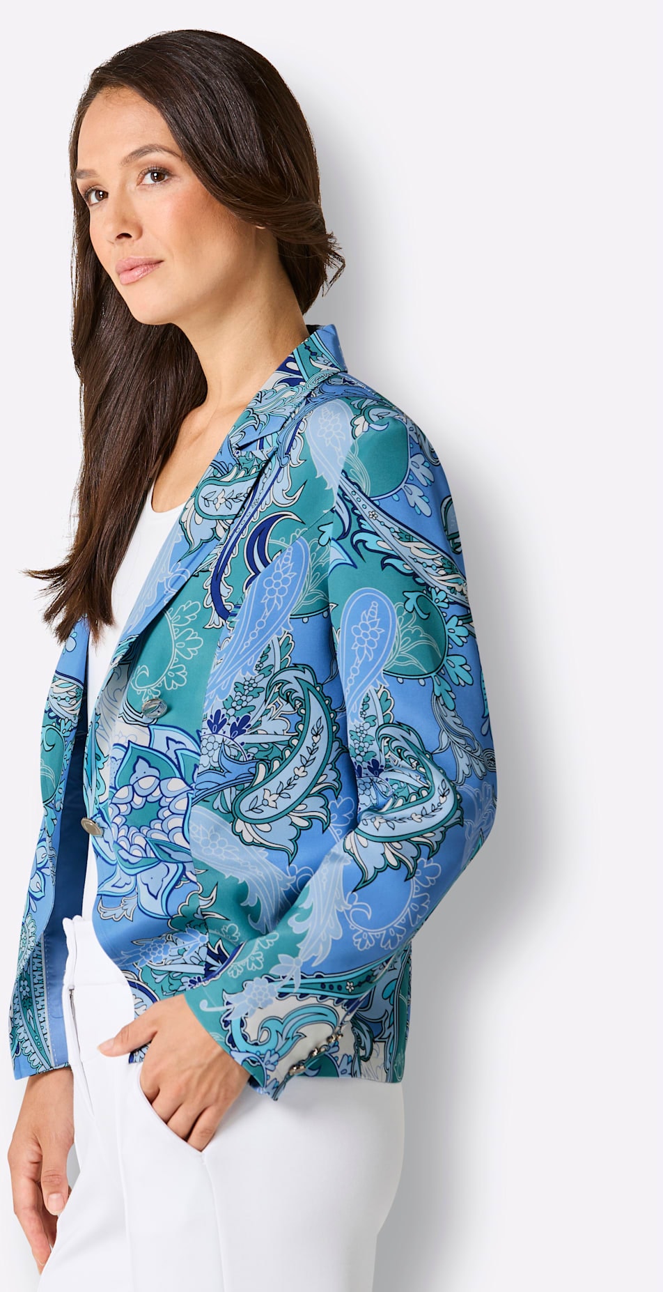 CREATION L PREMIUM Veste blazer »Seiden-Blazer«