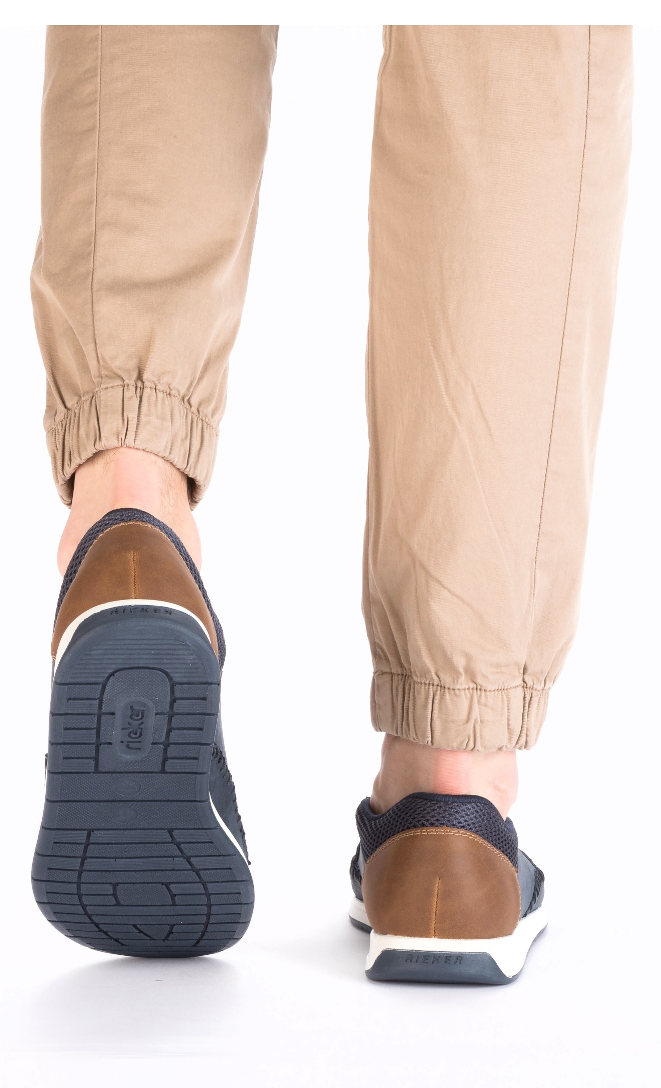 Rieker Slipper  Sneaker slip-on, chaussure à enfiler avec inserts stretch