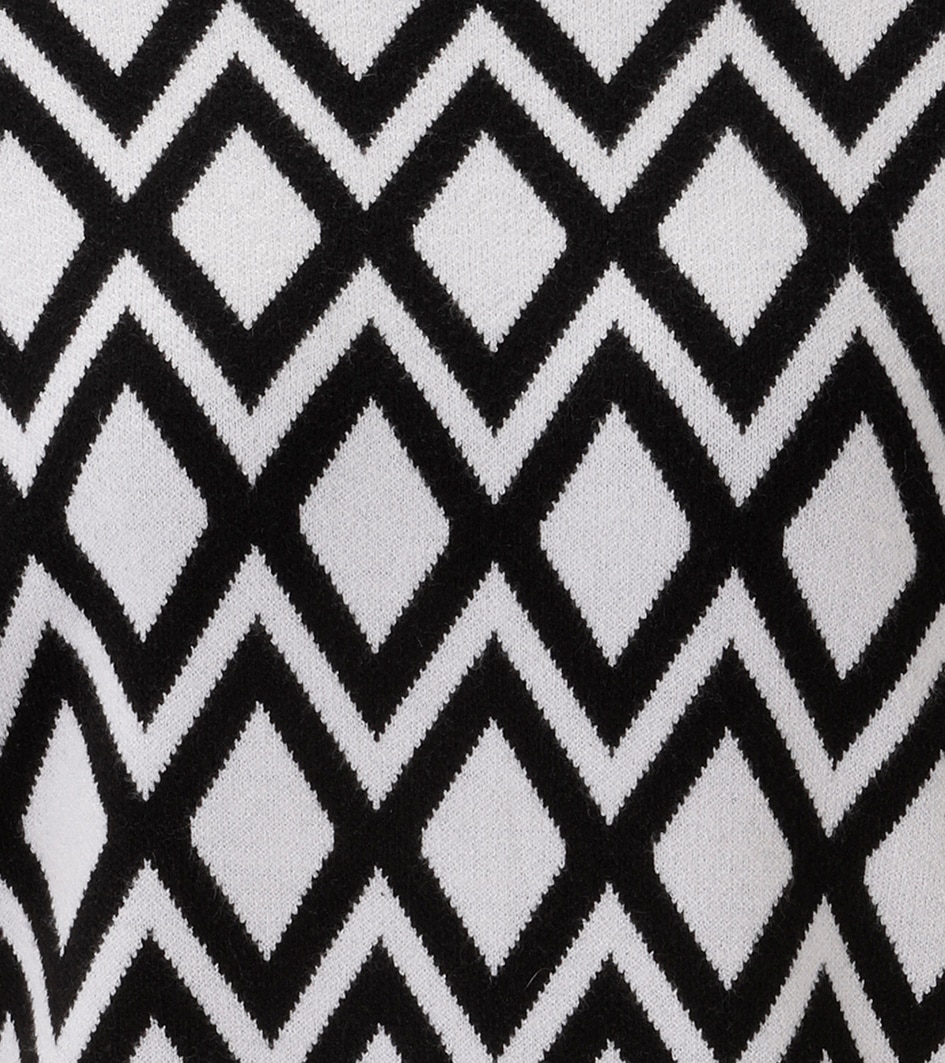 Aniston SELECTED Pull en tricot avec motif losanges géométriques intégral - NOUVELLE COLLECTION
