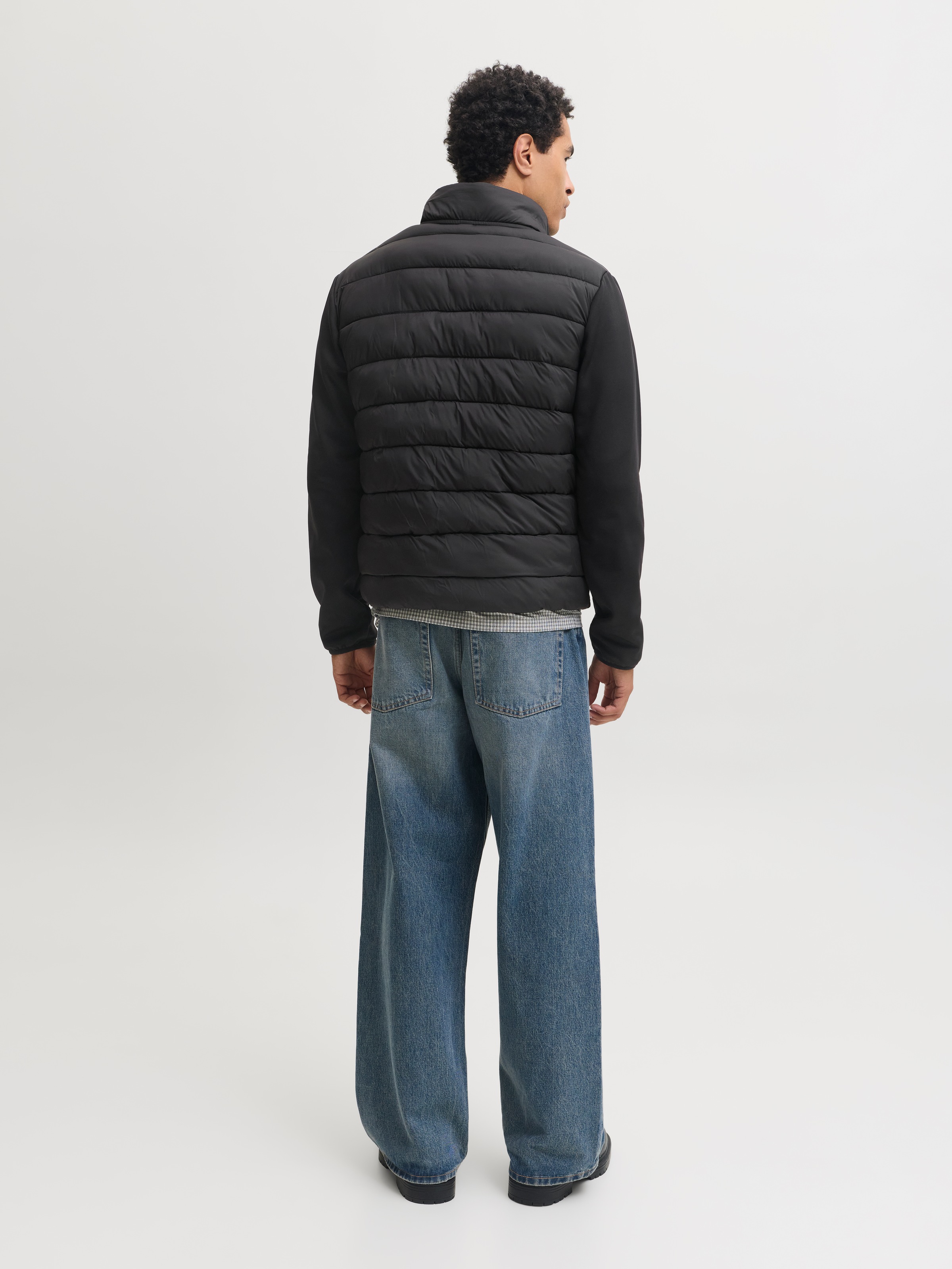 Jack & Jones Veste matelassée »JJETATE HYBRID JACKET« fibre synthétique, coupe régulière