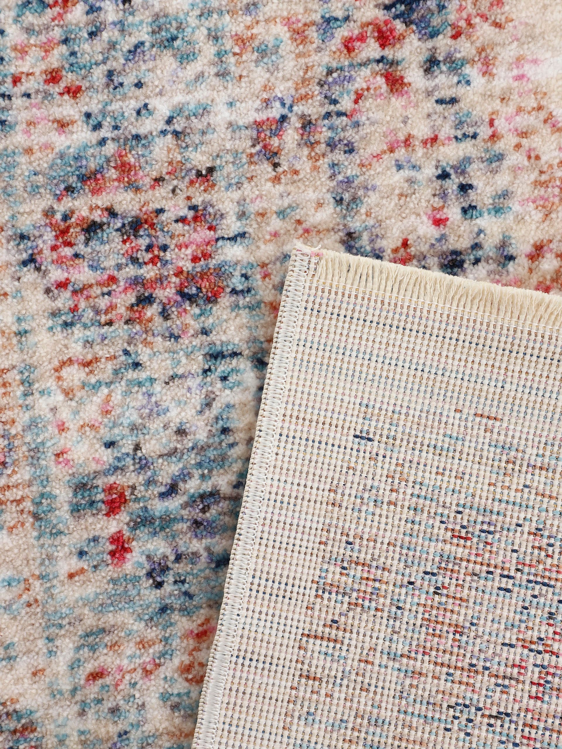 carpetfine Tapis »Phoenix« Rectangulaire 6 mm Höhe Vintage Orient Look, mit Fransen, Wohnzimmer