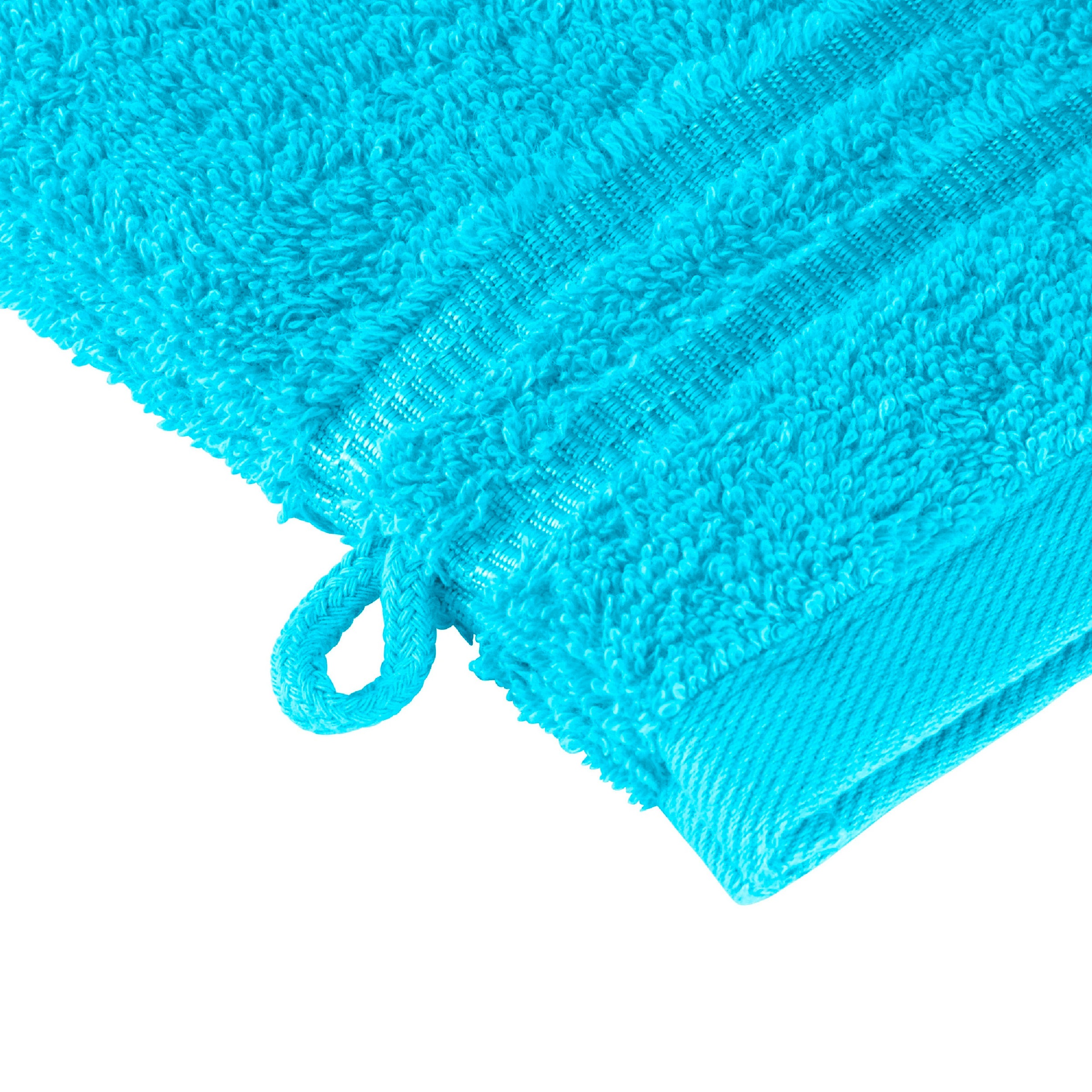 Schiesser Waschhandschuh »Milano im 5er Set« mit Webbordüre