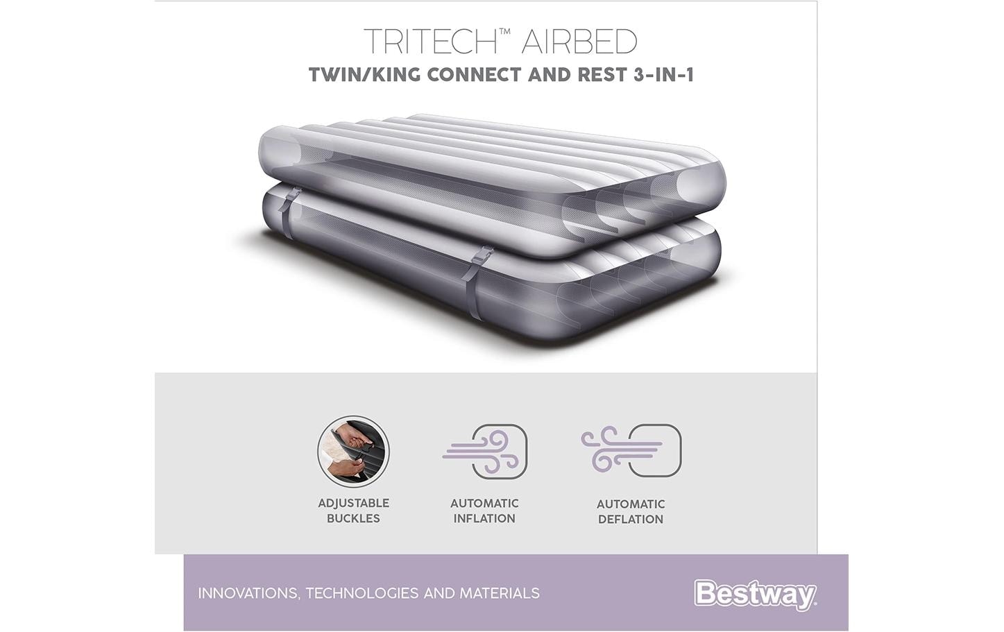 Bestway Lit à air »Twin/Queen, 3 in 1 188 x 99 cm«