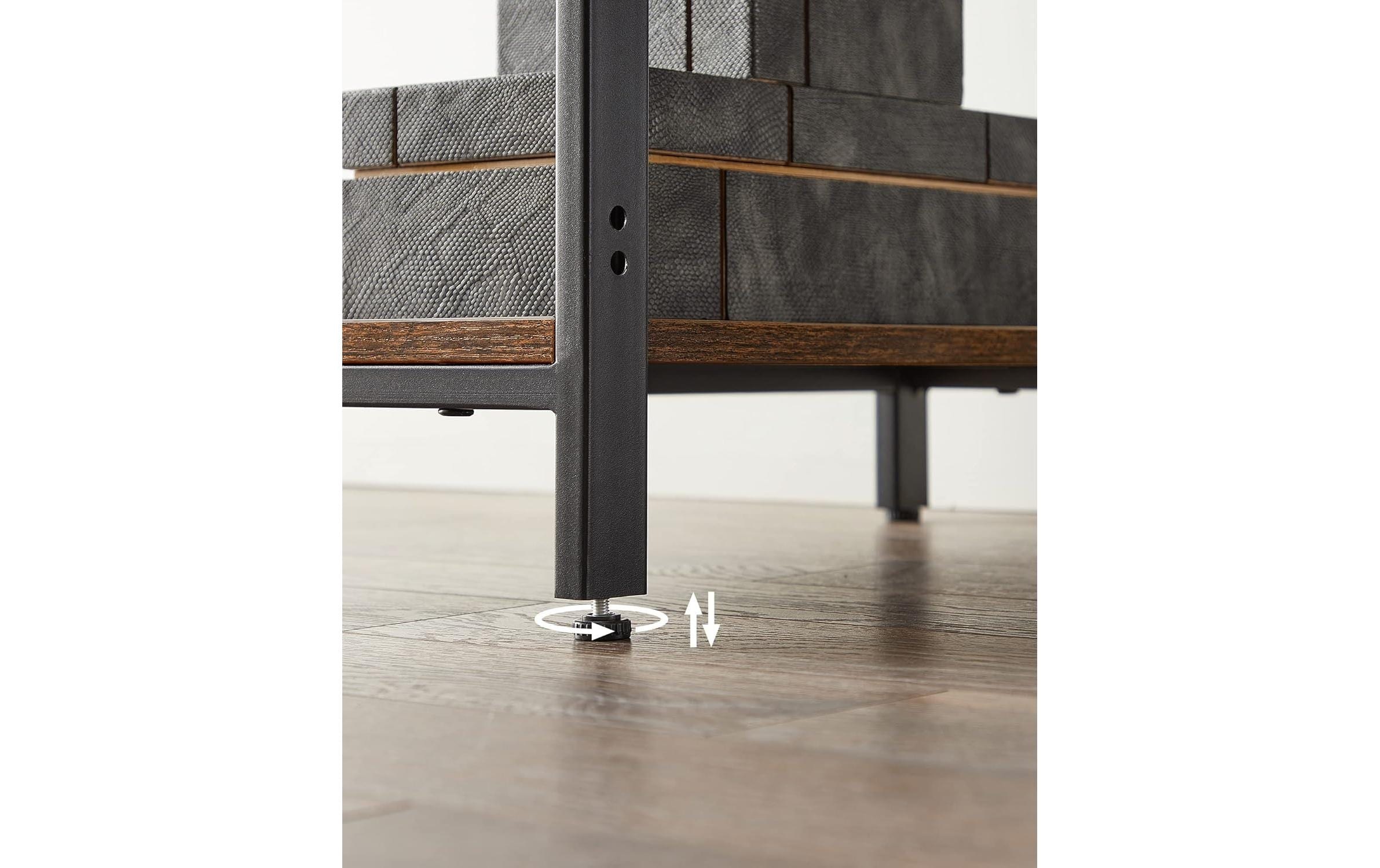 VASAGLE Schreibtisch »Braun/Schwarz 100 x 50 cm«