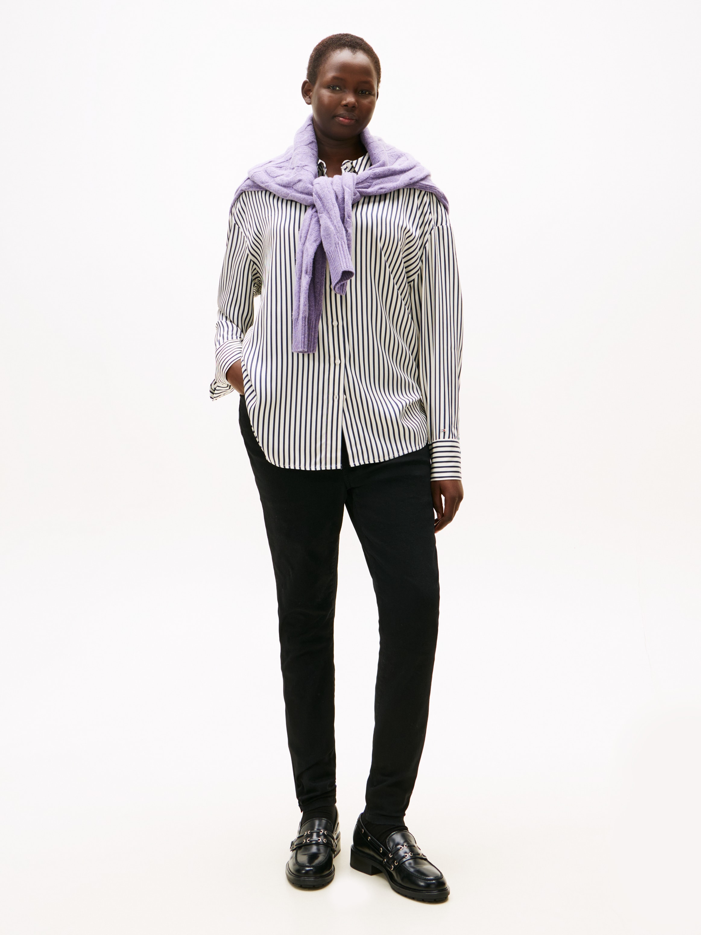 Tommy Hilfiger Curve Jeans skinny »CRV DNM BLACK HARLEM U SKINNY HW« in grossen Grössen