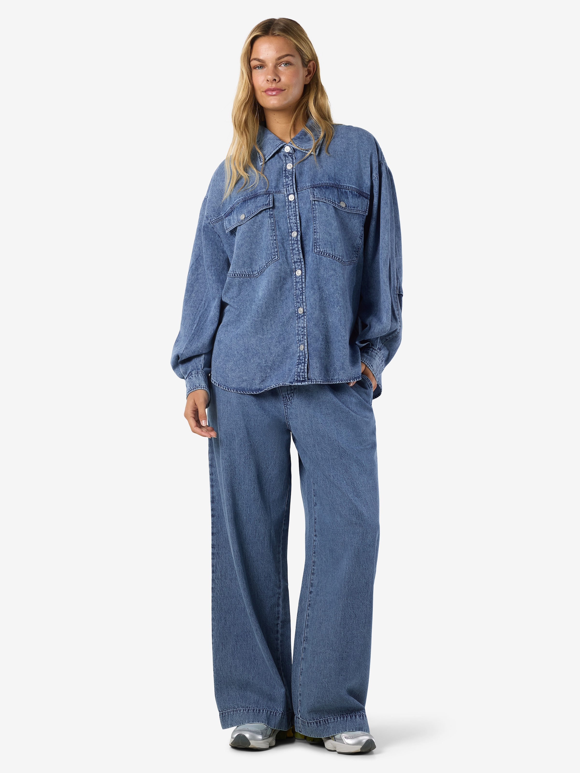 Noisy may Pantalon sweat »NMENZA MW WIDE PANTS MG004MB NOOS«