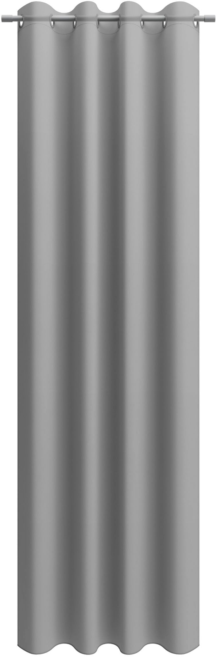 Neutex for you! Rideau sur mesure »EVA« Oeillets 1 cuis tlg. Uni-Voile mit elegantem Glanz