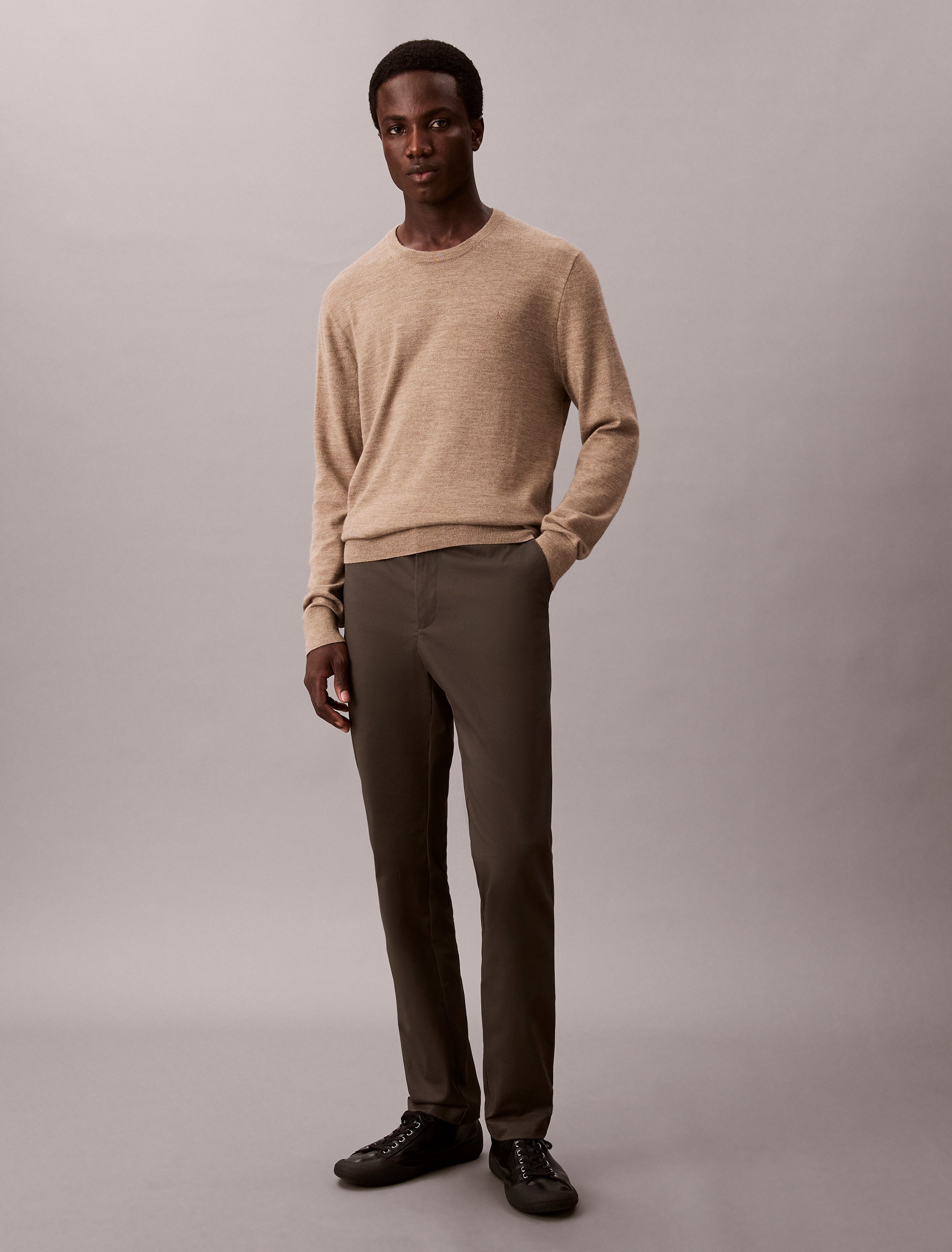 Calvin Klein Chinohose »SLIM SATEEN CHINO TROUSER«  slim fit