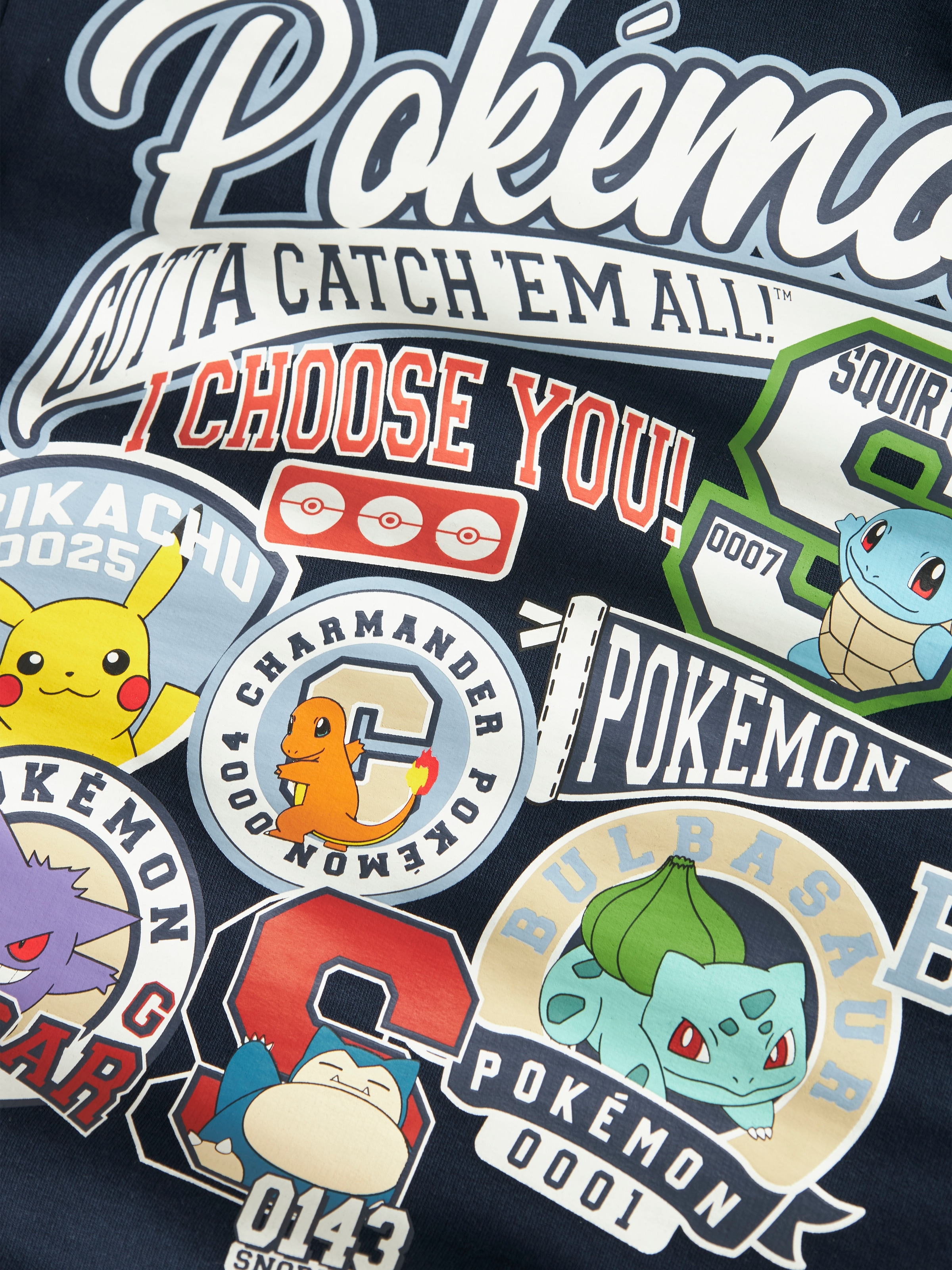 Name It Sweat à capuche »NKMJIM POKEMON NREG SWE WH BRU NOOS SKY«, mélange coton, coupe régulière, imprimé Pokemon
