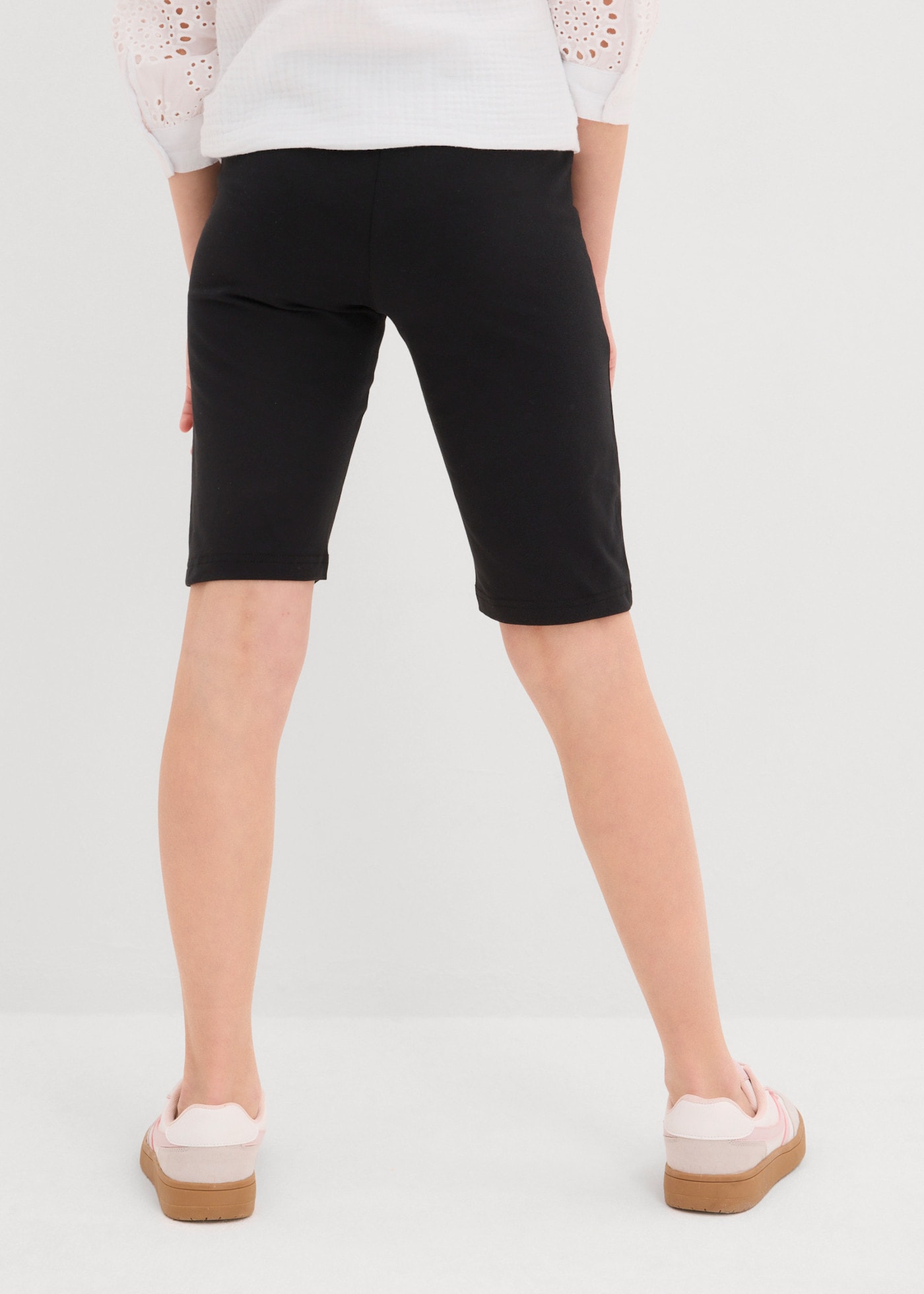 bonprix Pantalon cycliste  aus elastischem Baumwoll-Mix, bequemer Schnitt