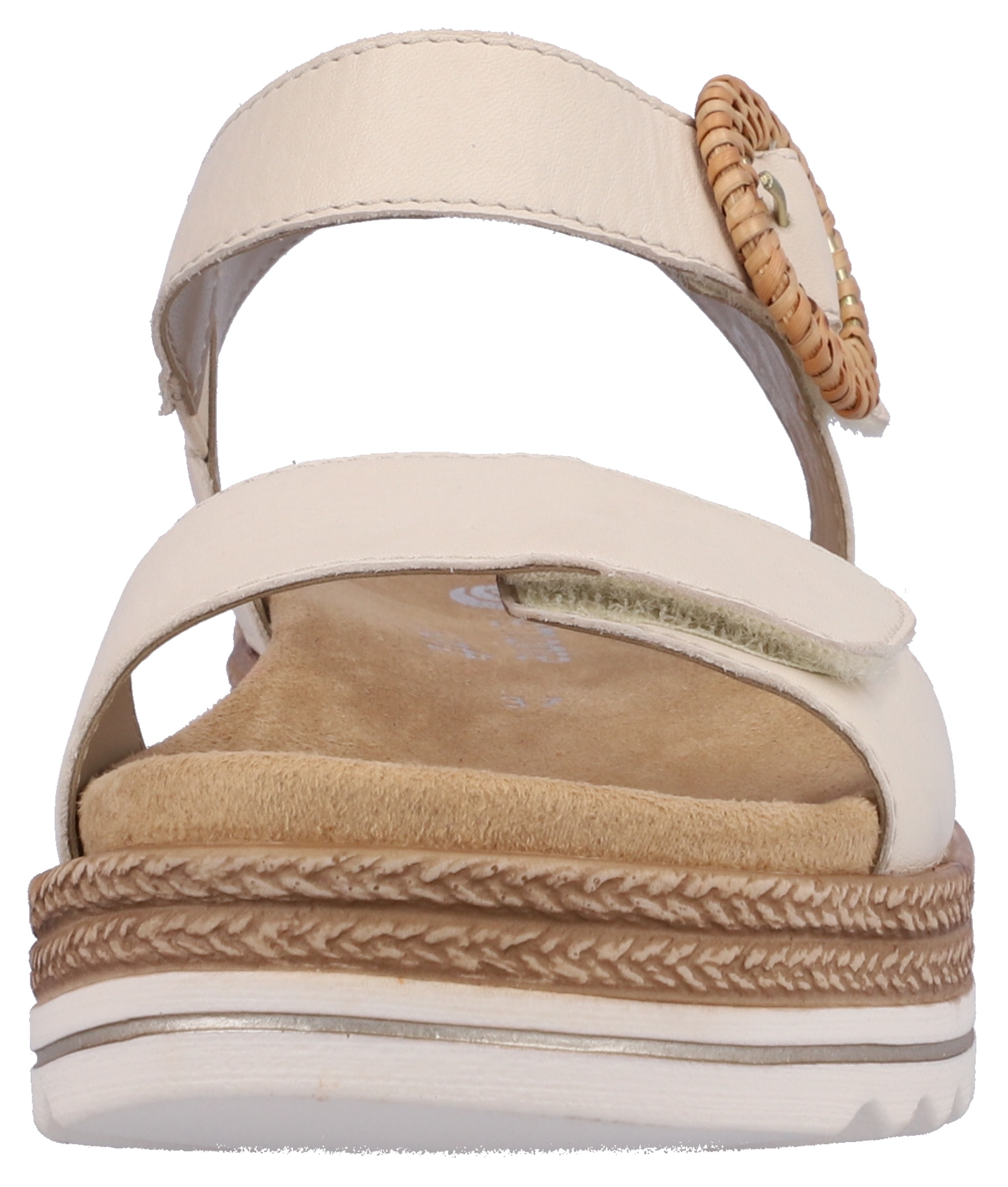 Remonte Keilsandalette  Sommerschuh, Riemchensandale mit praktischen Klettverschlüssen