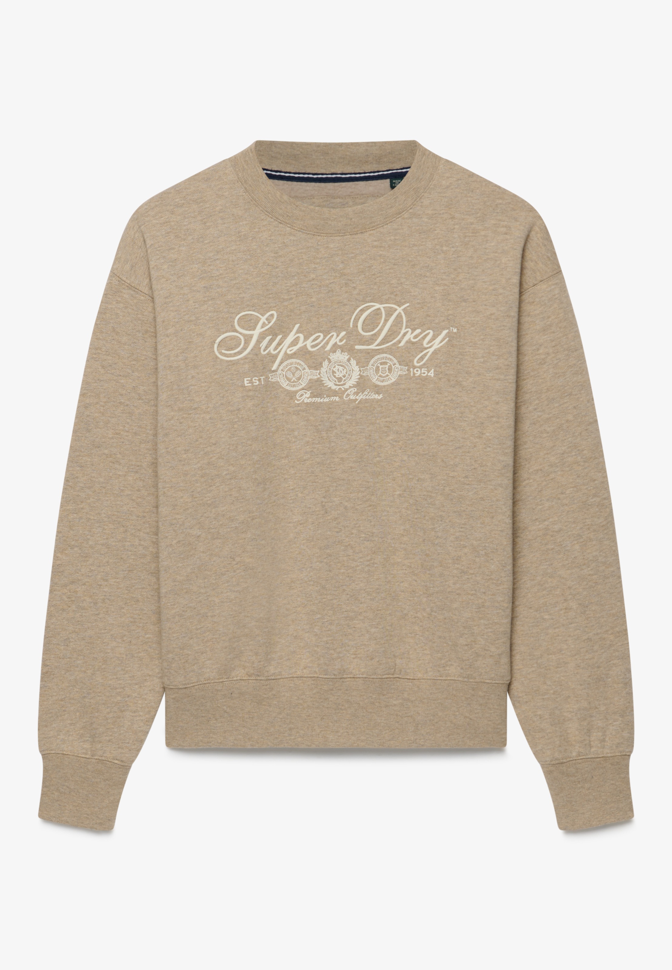 Superdry Sweatshirt »COUNTRY CLUB CREW«, Baumwollmischung, relaxed fit
