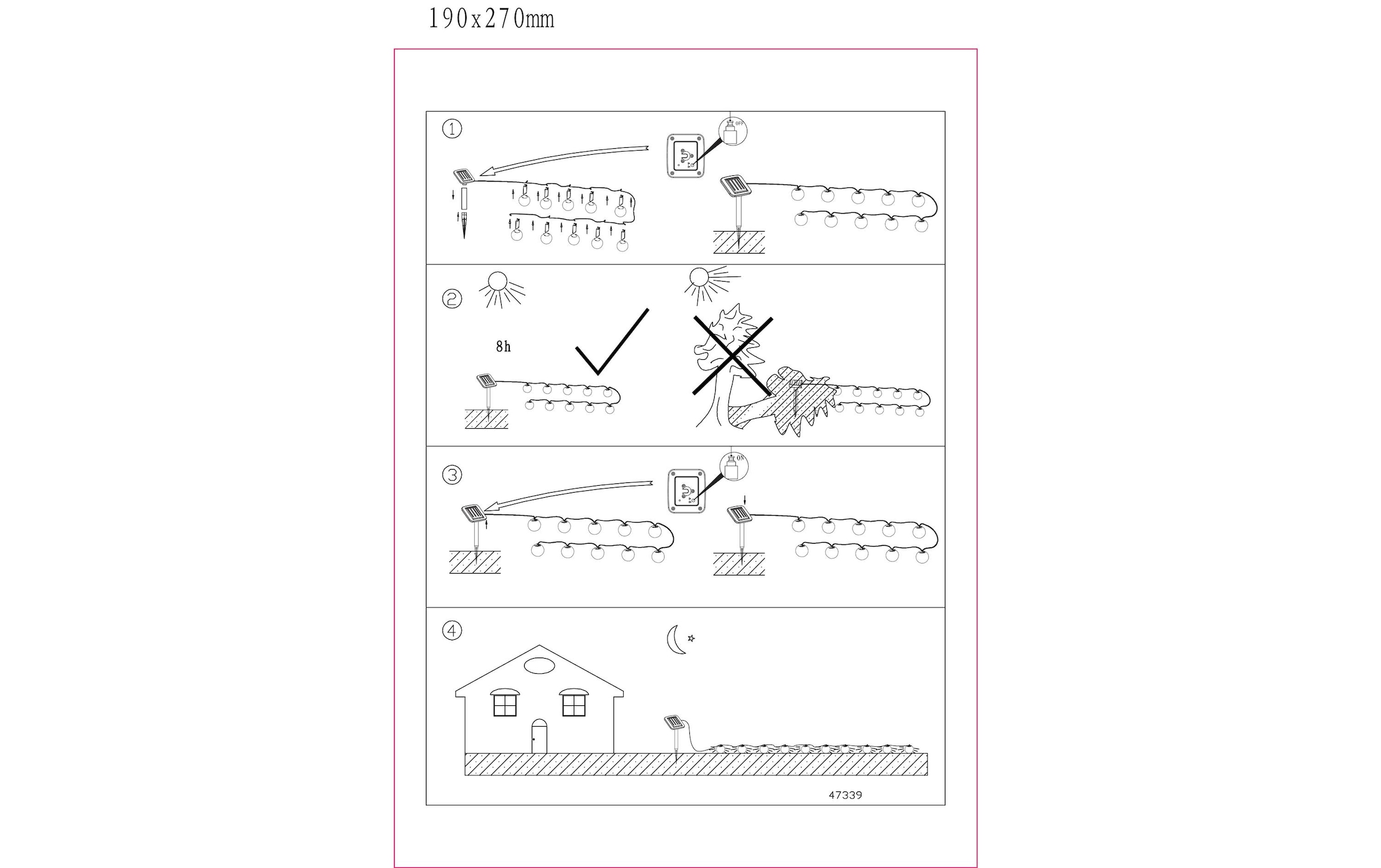 EGLO Guirlande lumineuse LED