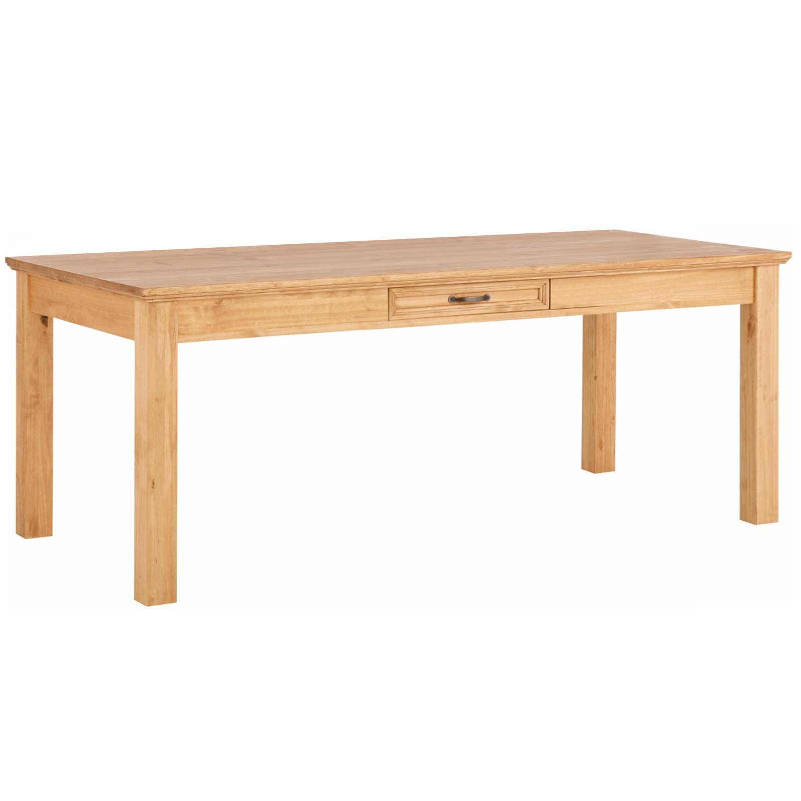 GOODproduct Esstisch »Selma« mit Schublade, aus massivem Kiefernholz, Breite 140 oder 180 cm