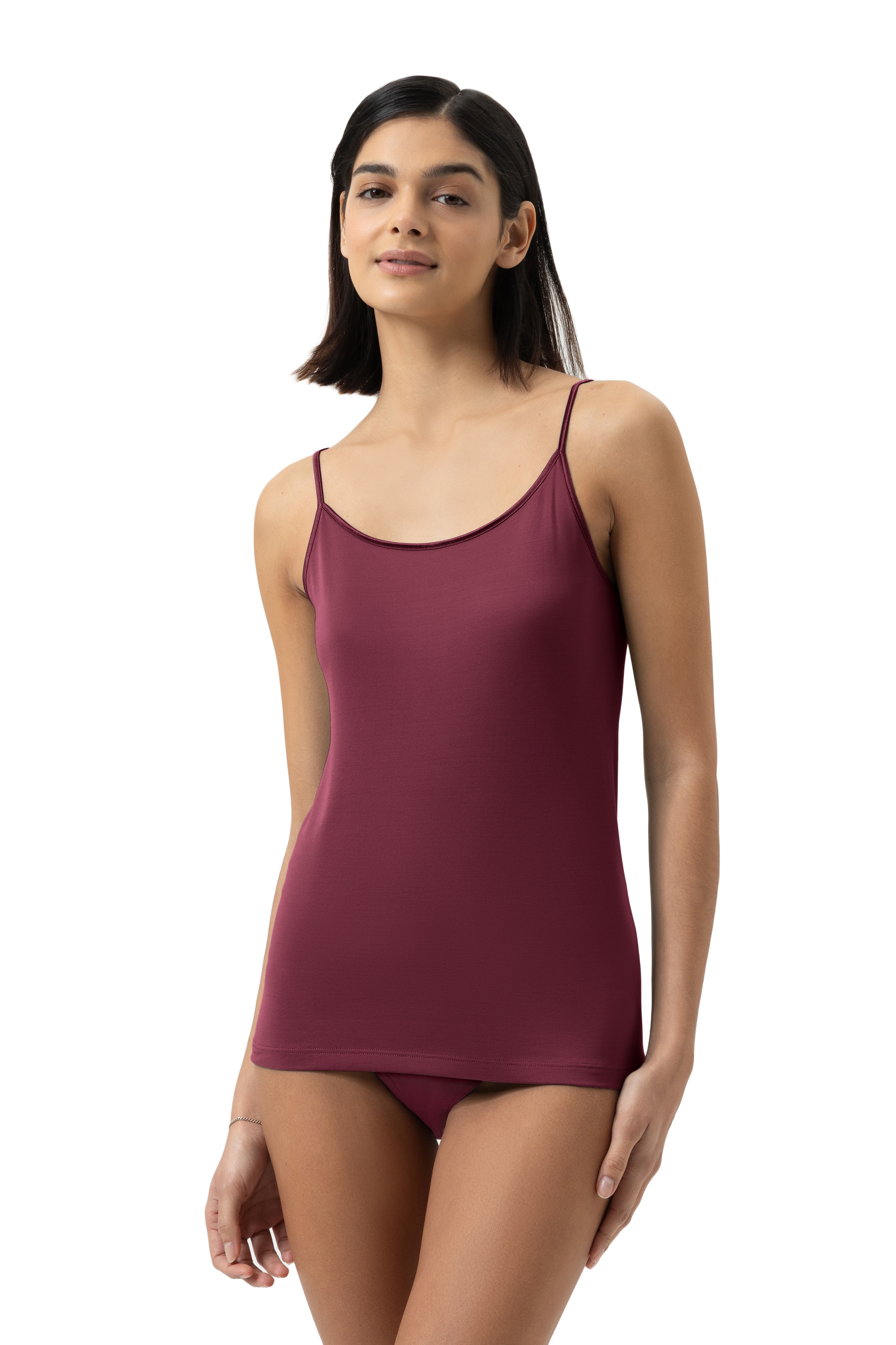 Mey Top à bretelles »SERIE EMOTION« ohne auftragende Seitennähte, Feinripp, tiefer Rundhalsausschnitt