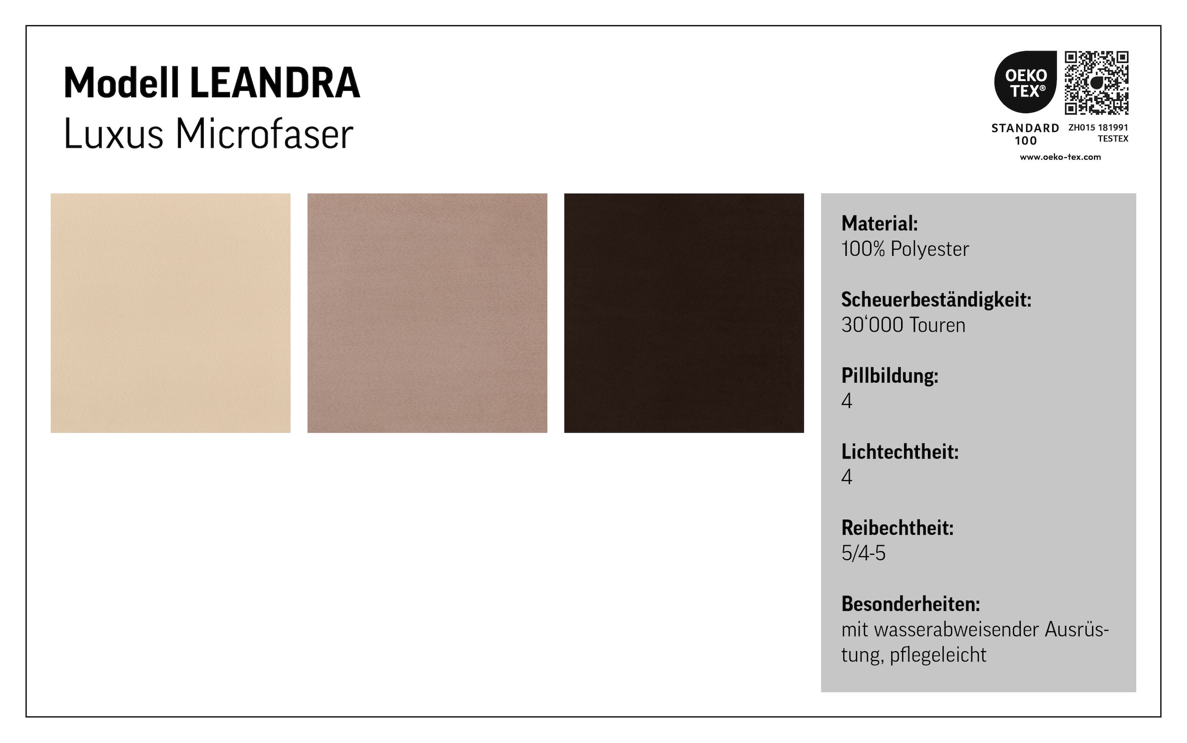 COTTA 2-Sitzer »Leandra« Polstergarnitur, auch als Set erhältlich