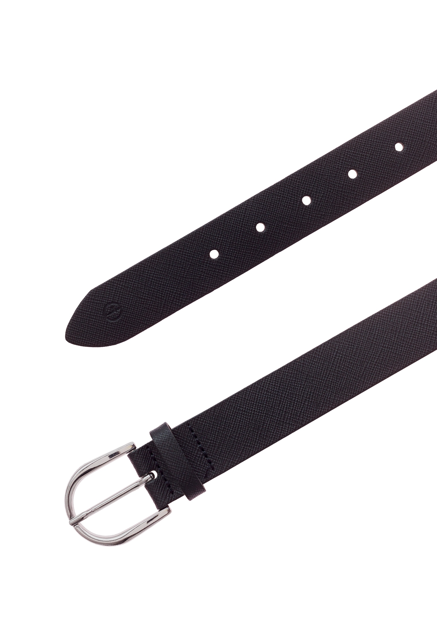 Tamaris Ledergürtel »"Cleena Silver"« 3 cm breit, leicht strukturierte Oberfläche, dezentes Markenlogo