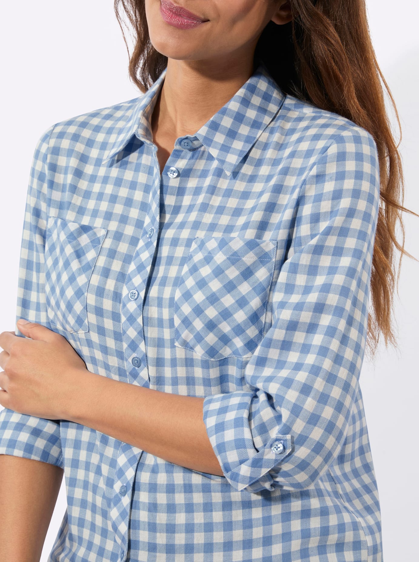 Casual Looks Blouse en flanelle