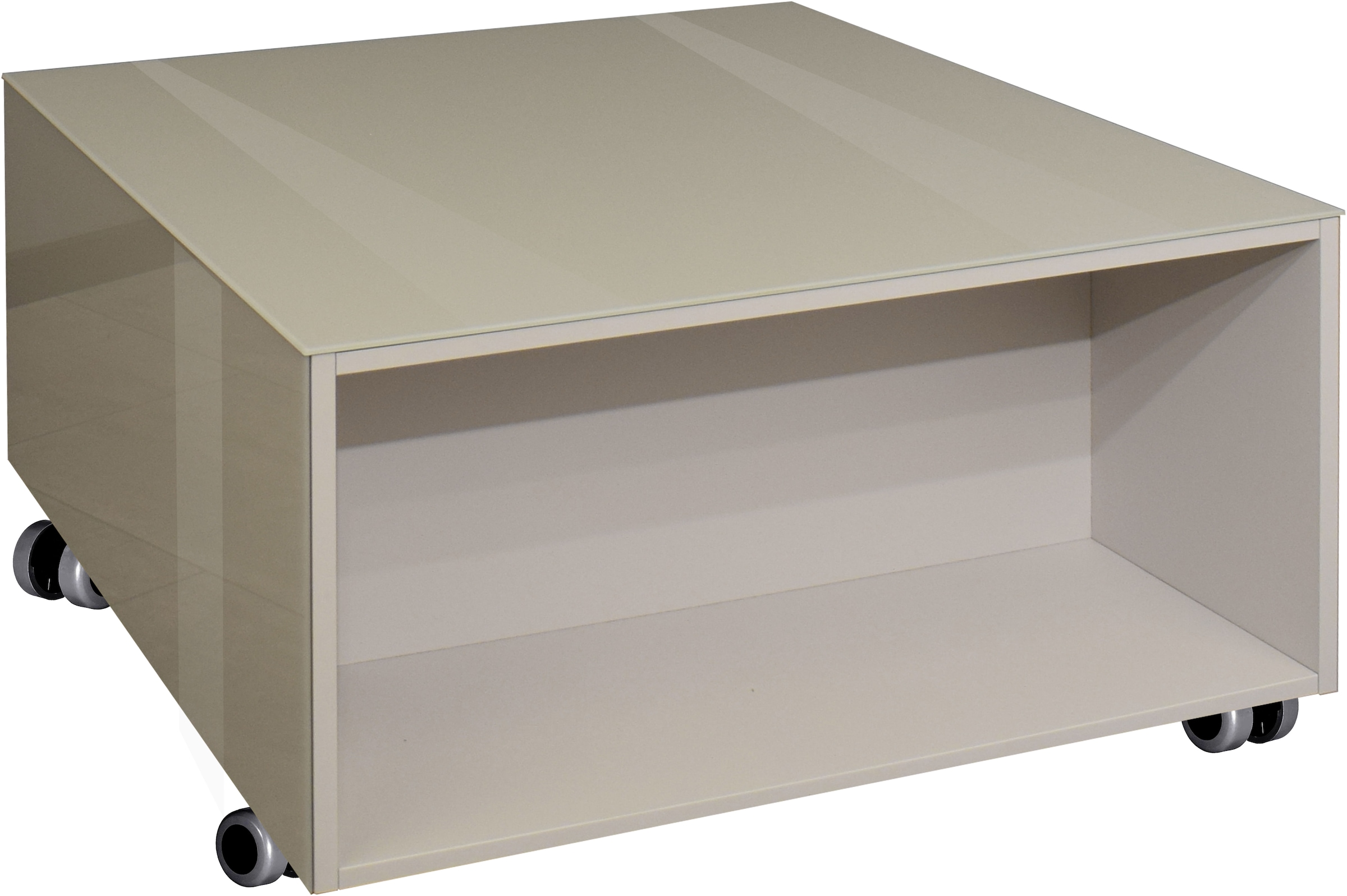 Mäusbacher Couchtisch »Nova« Couchtisch auf Rollen BHT 75/42/75 cm mit 1 Schublade, 1 offenes Fach