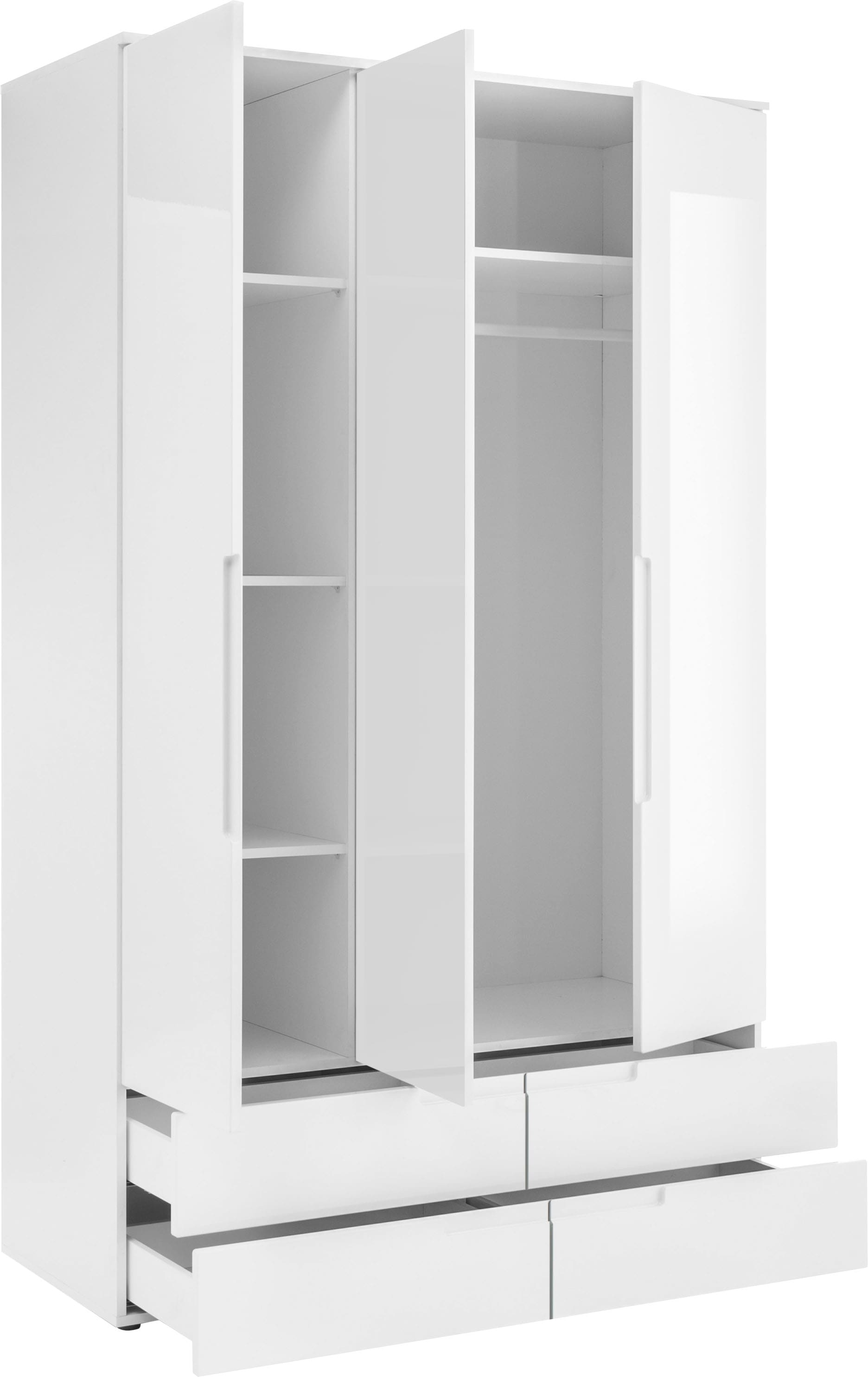 Schlafkontor Armoire à portes battantes »Spice« avec façade brillante