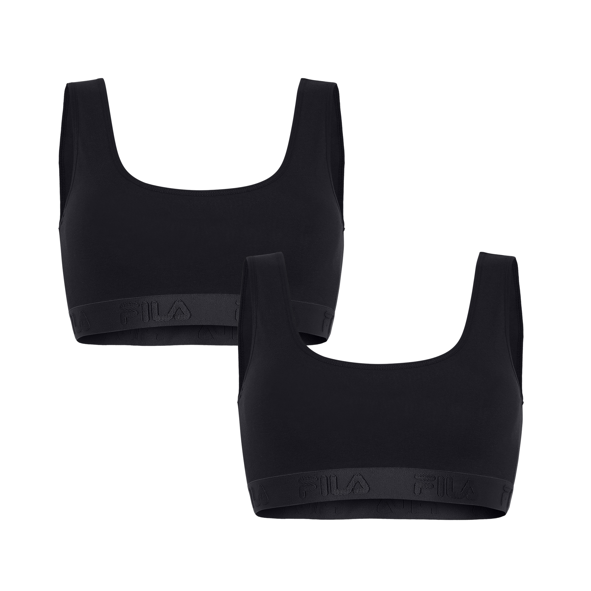 Fila Soutien-gorge sans armatures bande élastique sous la poitrine, mélange coton