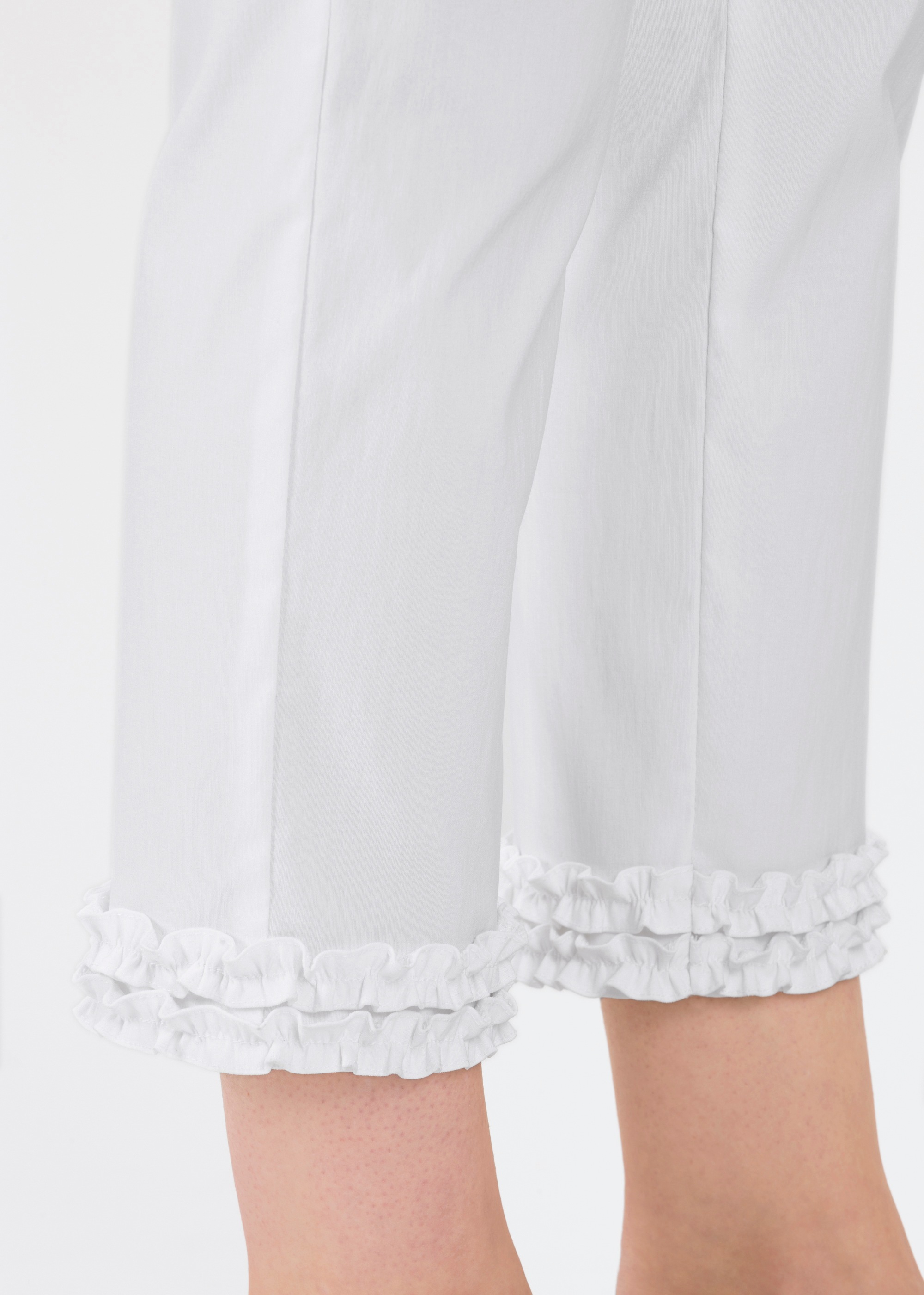 Stehmann 7/8-Hose  mit Rüschen