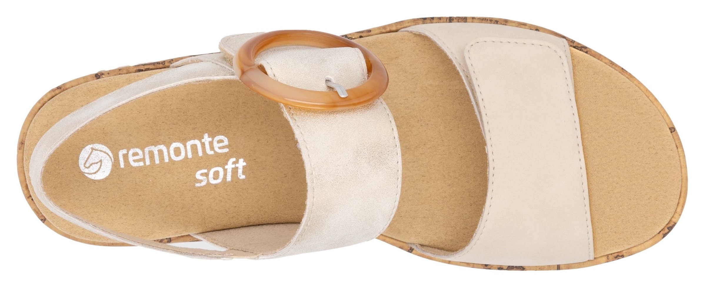 Remonte Sandales compensées  Sommerschuh, Riemchensandale, praktische Klettverschlüsse