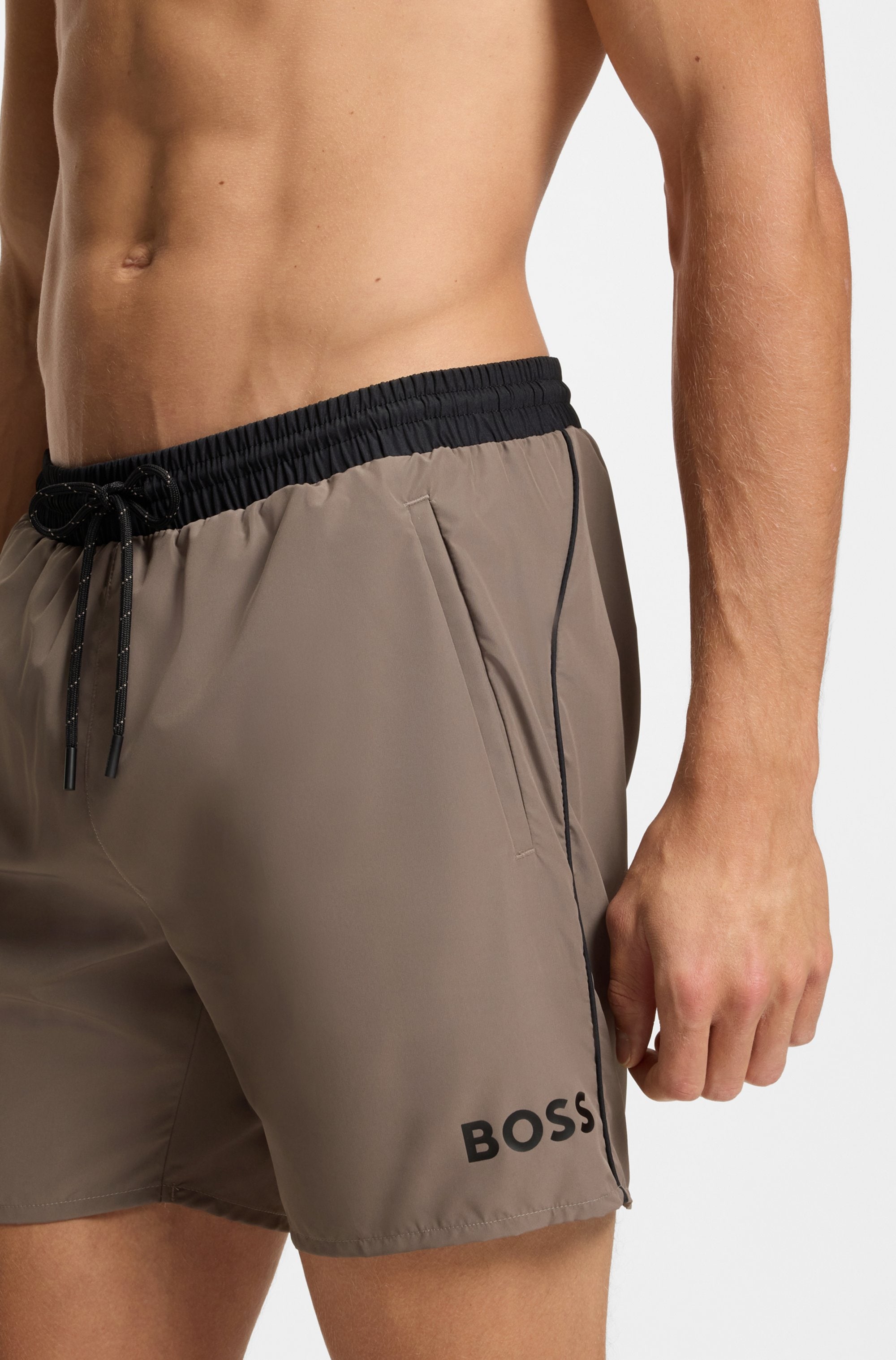 BOSS Short de bain »Starfish« mit Kontraststreifen