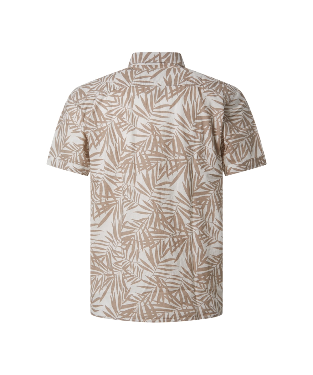 Pioneer Authentic Jeans Kurzarmhemd mit All-Over Print