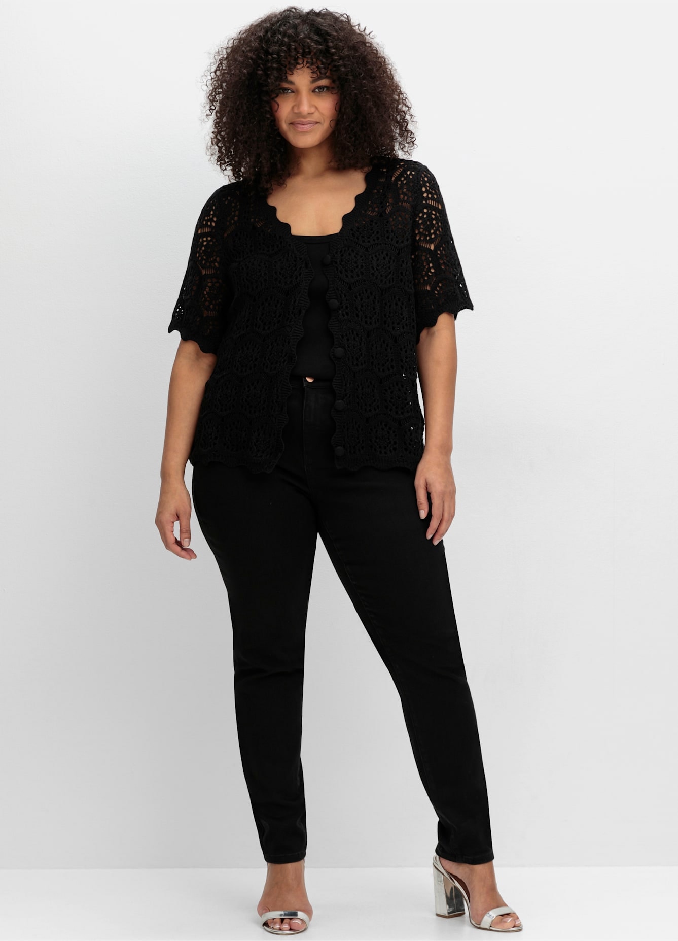 sheego by Joe Browns Veste en tricot