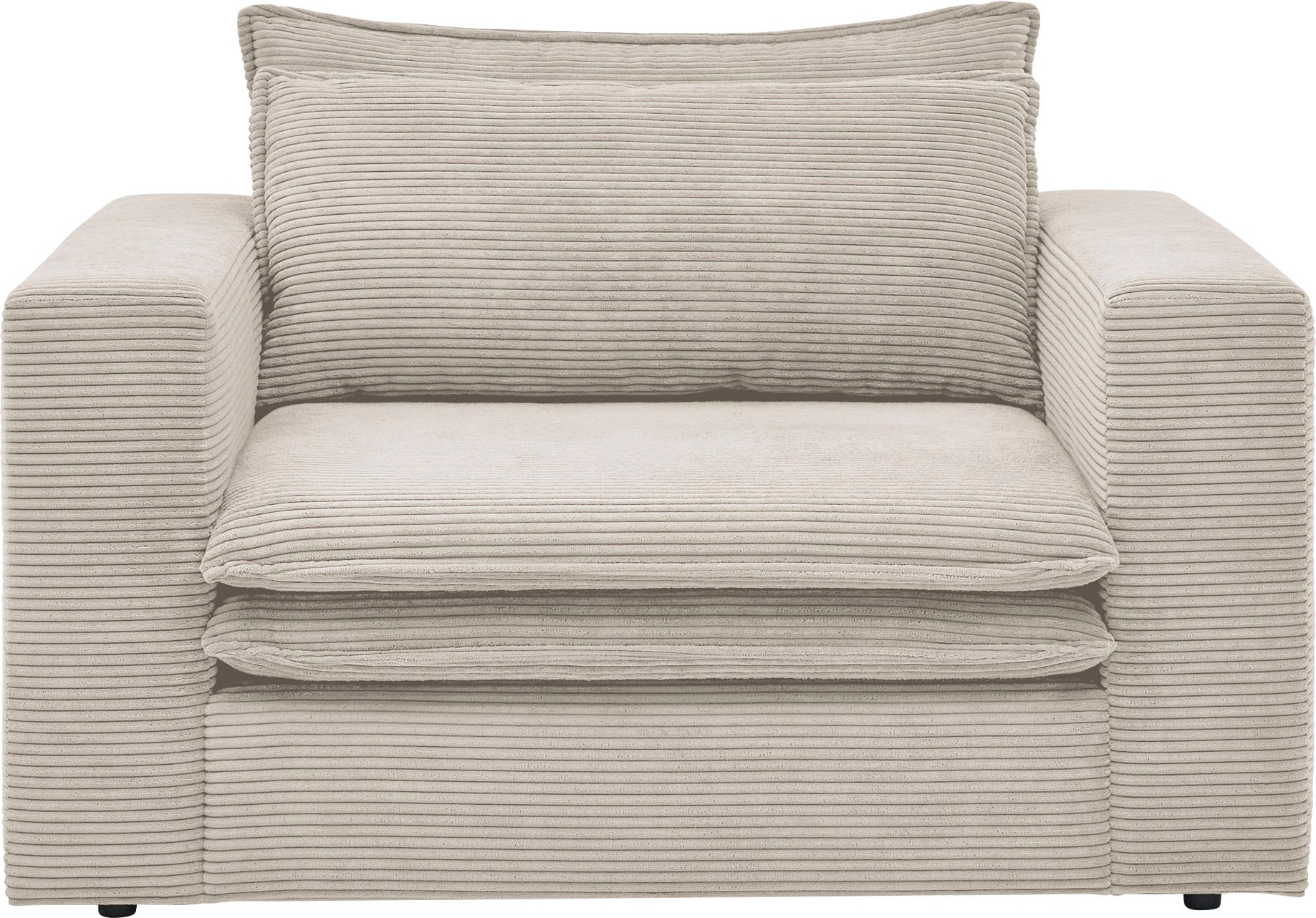 Home affaire Loveseat »PIAGGE« Hochwertiger Cord, trendiger Loveseat