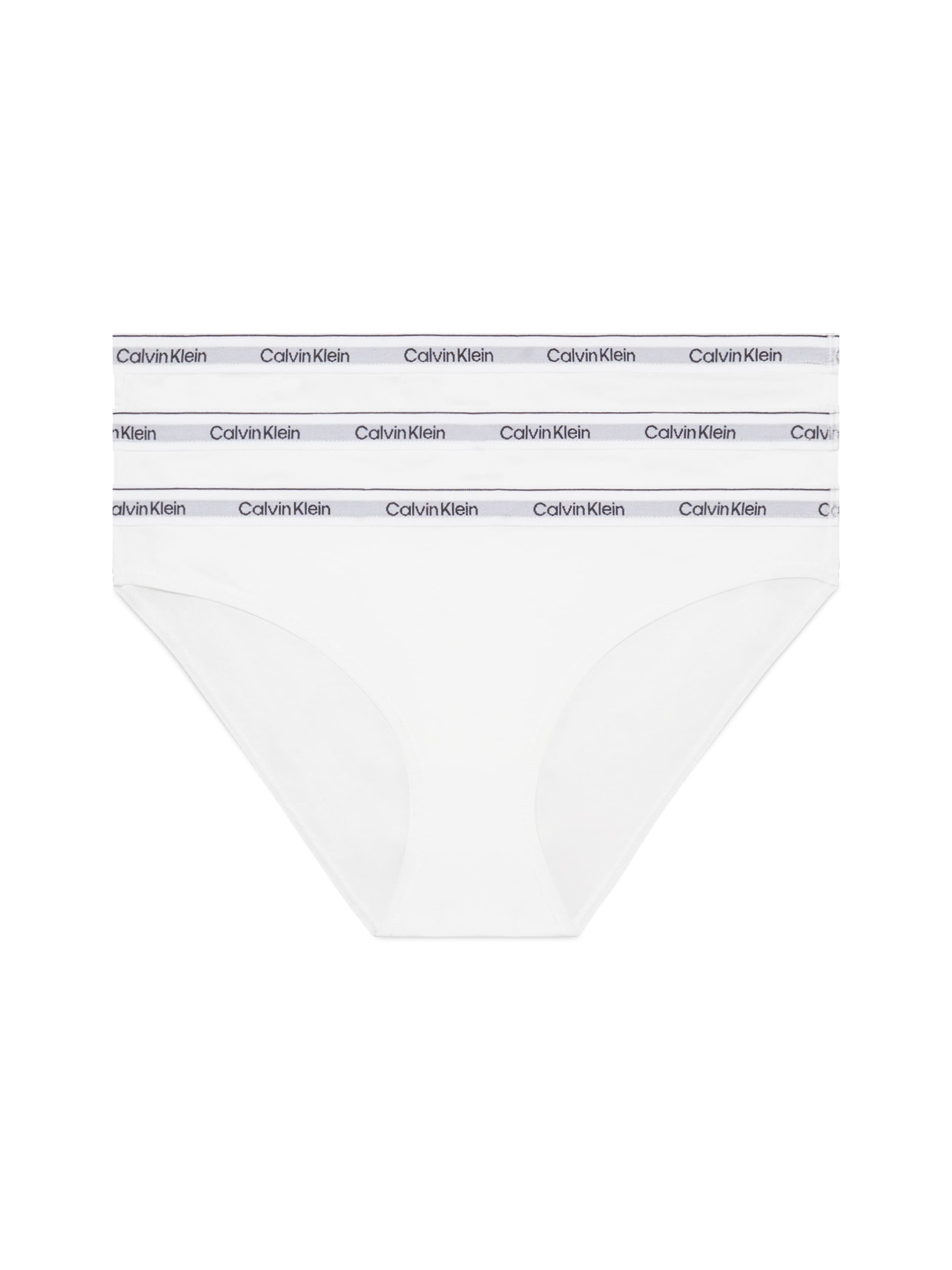 Calvin Klein Underwear Slip de bikini »3 PACK BIKINI (LOW-RISE)« 3 cuis taille basse avec ceinture logo