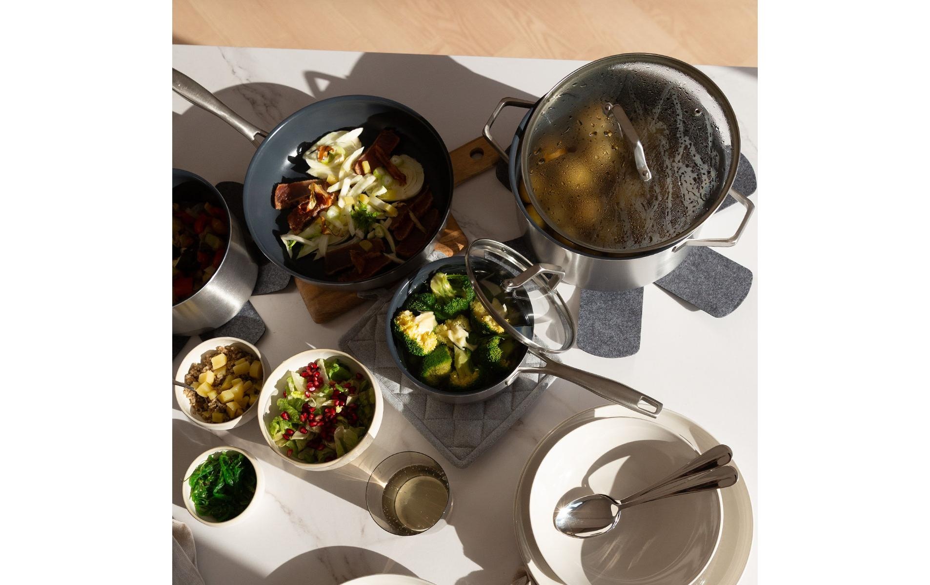   Kochtopf »Lunasol Sirius Terra Multi-Layer 10-tlg.« Aluminium