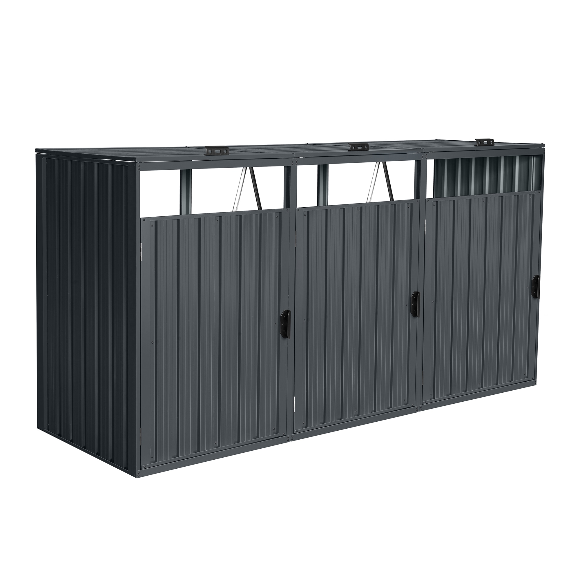 KONIFERA Coffre à poubelles »Santander« LxPxH : 240x80x122 cm