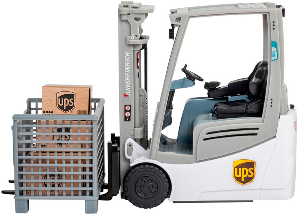 Happy People RC-Gabelstapler »UPS Jungheinrich 1:16 Gabelstapler, 2,4 GHz, 29cm,« mit Fernbedienung