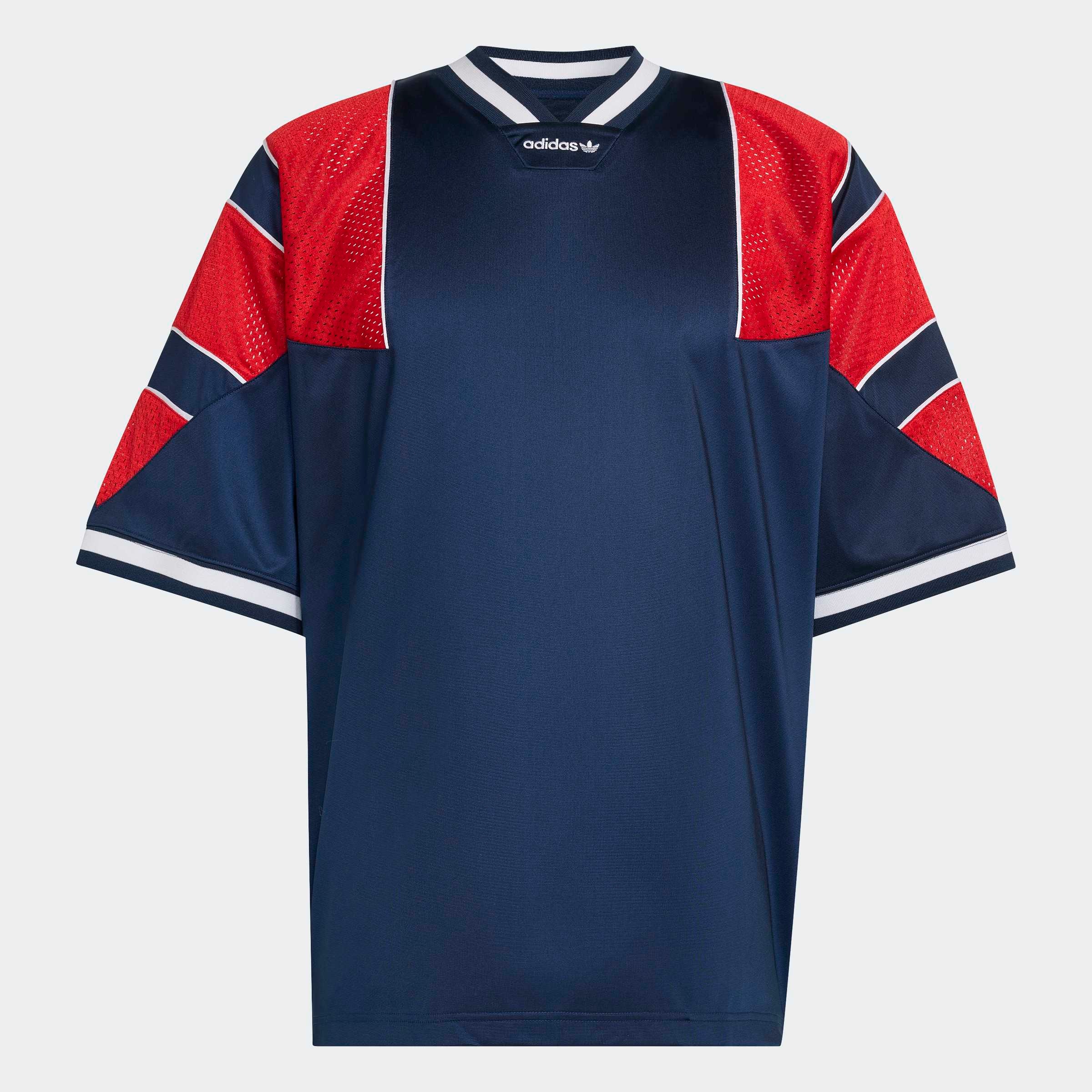 adidas Originals T-Shirt »JSY« für Erwachsene, mit V-Ausschnitt, ohne Verschluss, aus Polyester